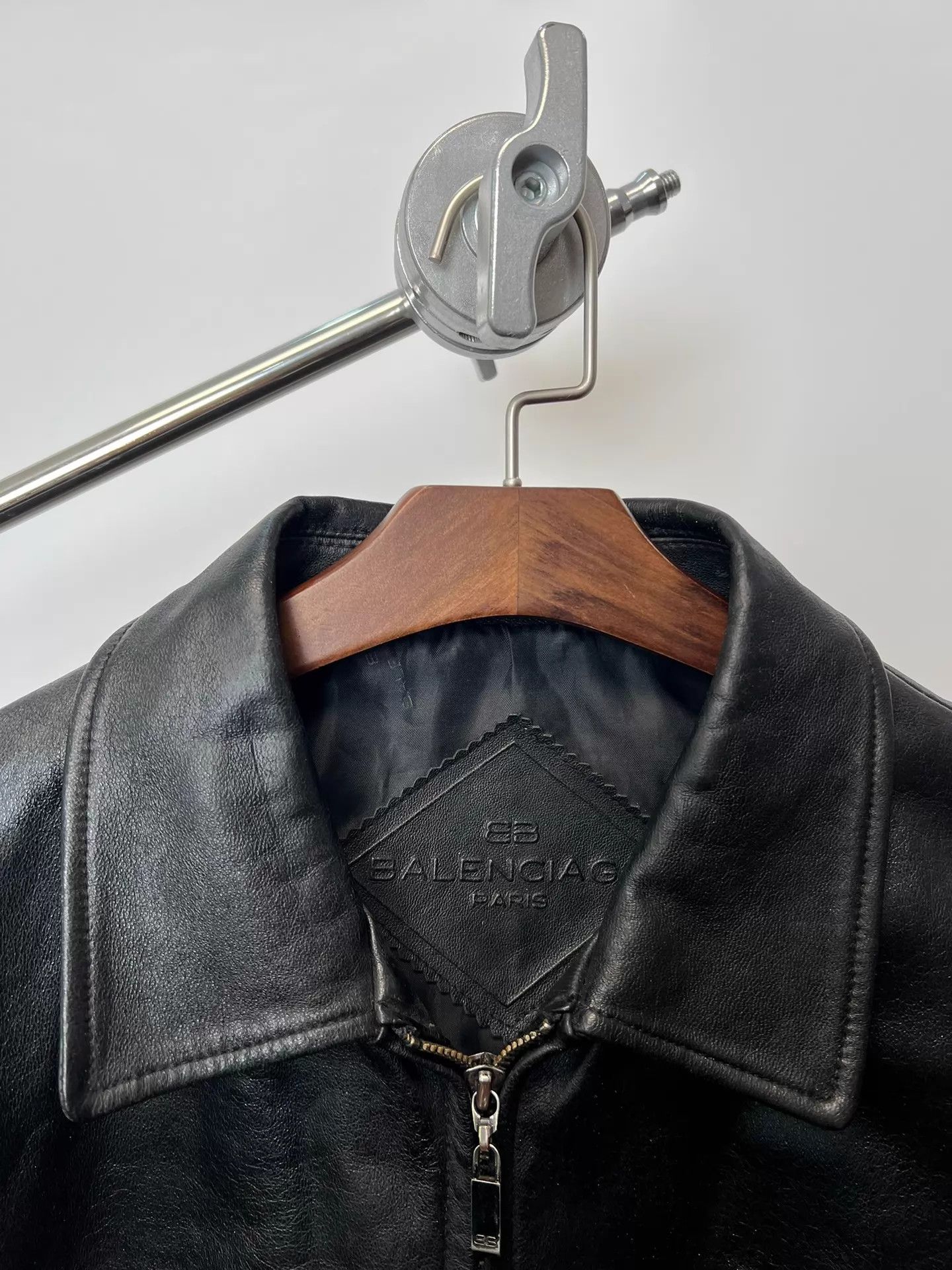 Balenciaga Balenciaga Vintage Lambskin Biker Jacket Orange S5 Size XXL / US 16-18 / IT 52-54 - 4 Thumbnail