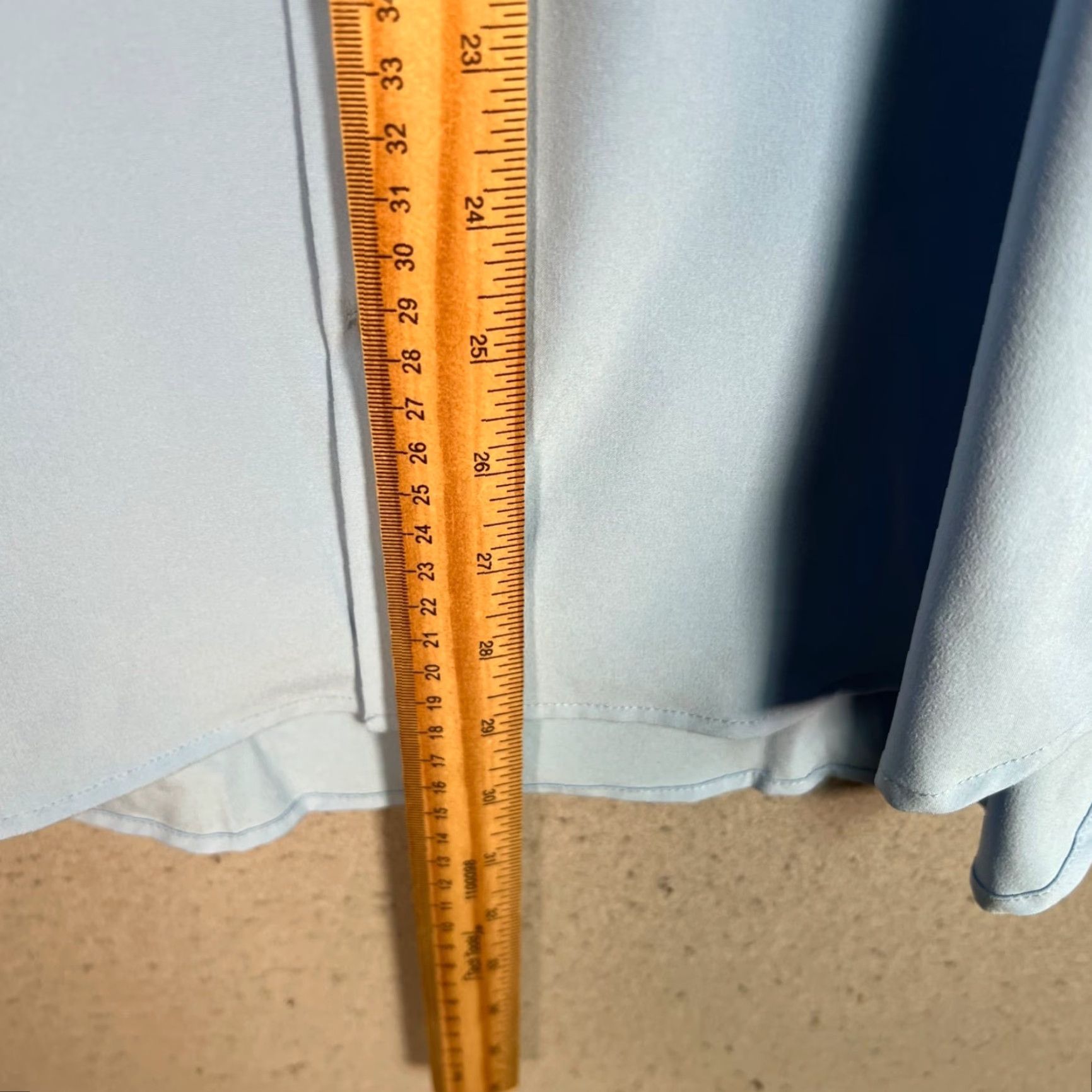 Vintage All Citizens Mens Medium Athletic Tailored Fit Shirt Light Blue Polyester Blend Size US M / EU 48-50 / 2 - 6 Thumbnail