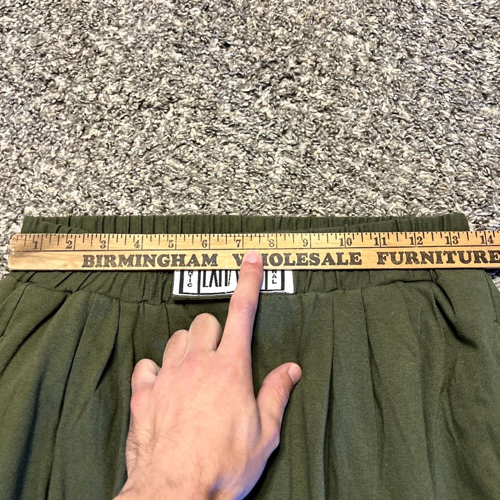 Vintage VINTAGE Exhaust Sweatpants Mens M 90s Green Joggers Hoodie Size US 31 - 7 Thumbnail
