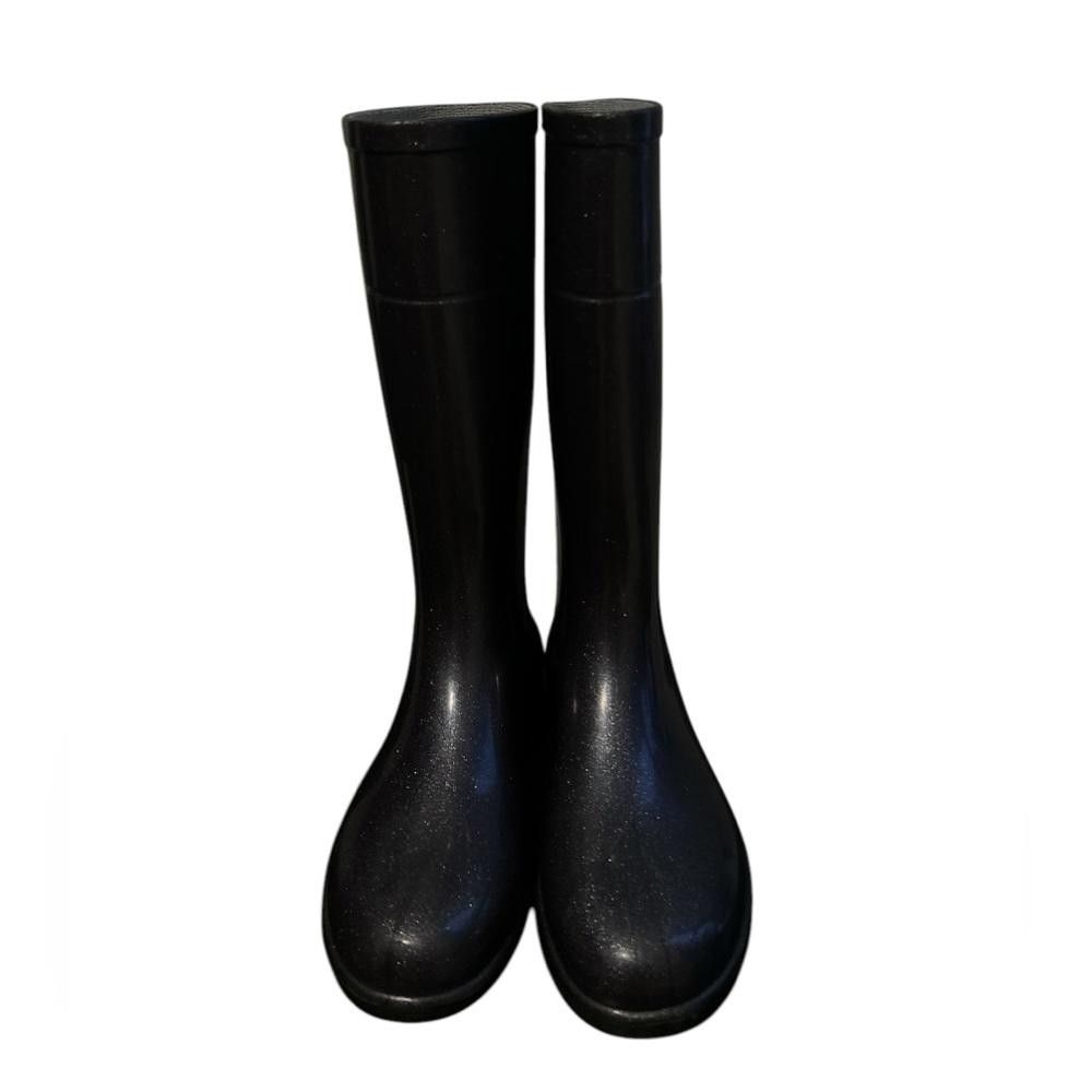 Women's heavy duty Glitter Rain Boots Size