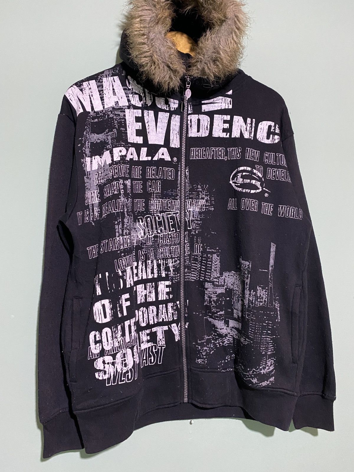 If Six Was Nine IMPALA POEM FUR HOODIE PUNK GOTHIC Size US M / EU 48-50 / 2 - 2 Thumbnail