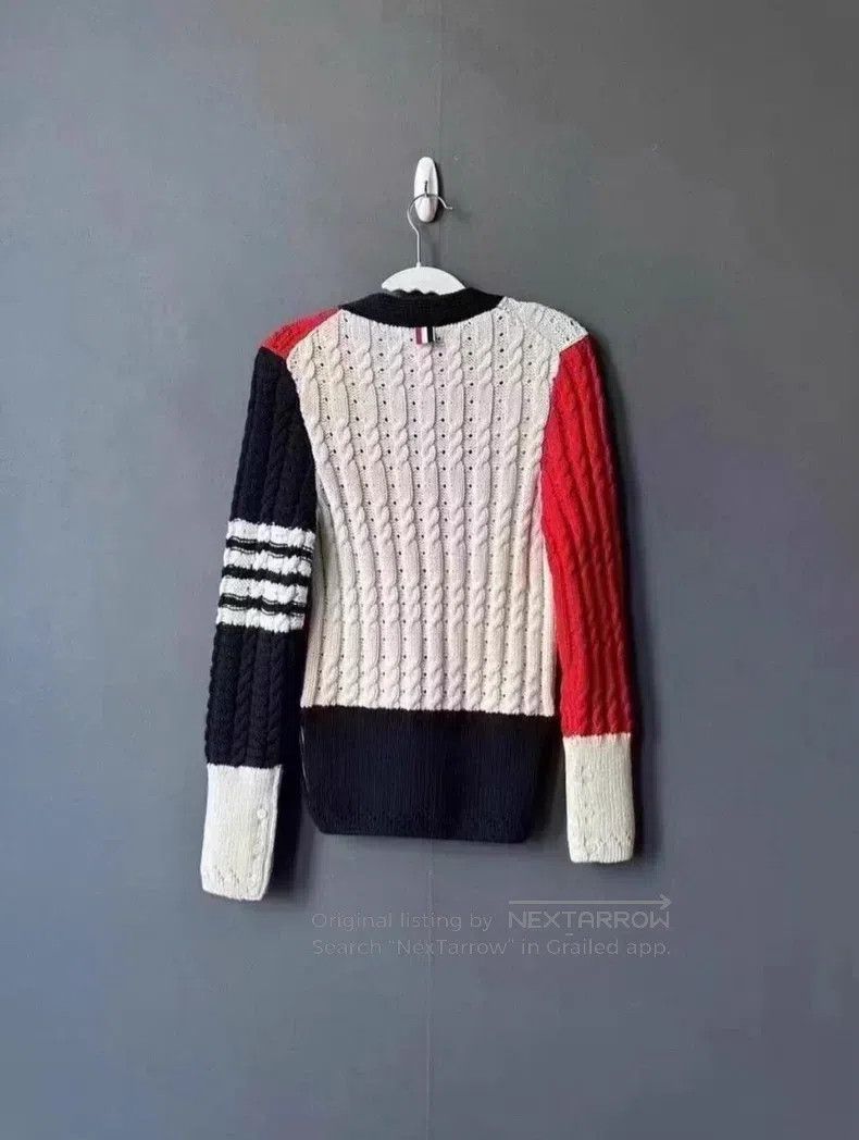 Thom Browne Thom Browne Wool Patchwork Cardigan Size S / US 4 / IT 40 - 2 Thumbnail