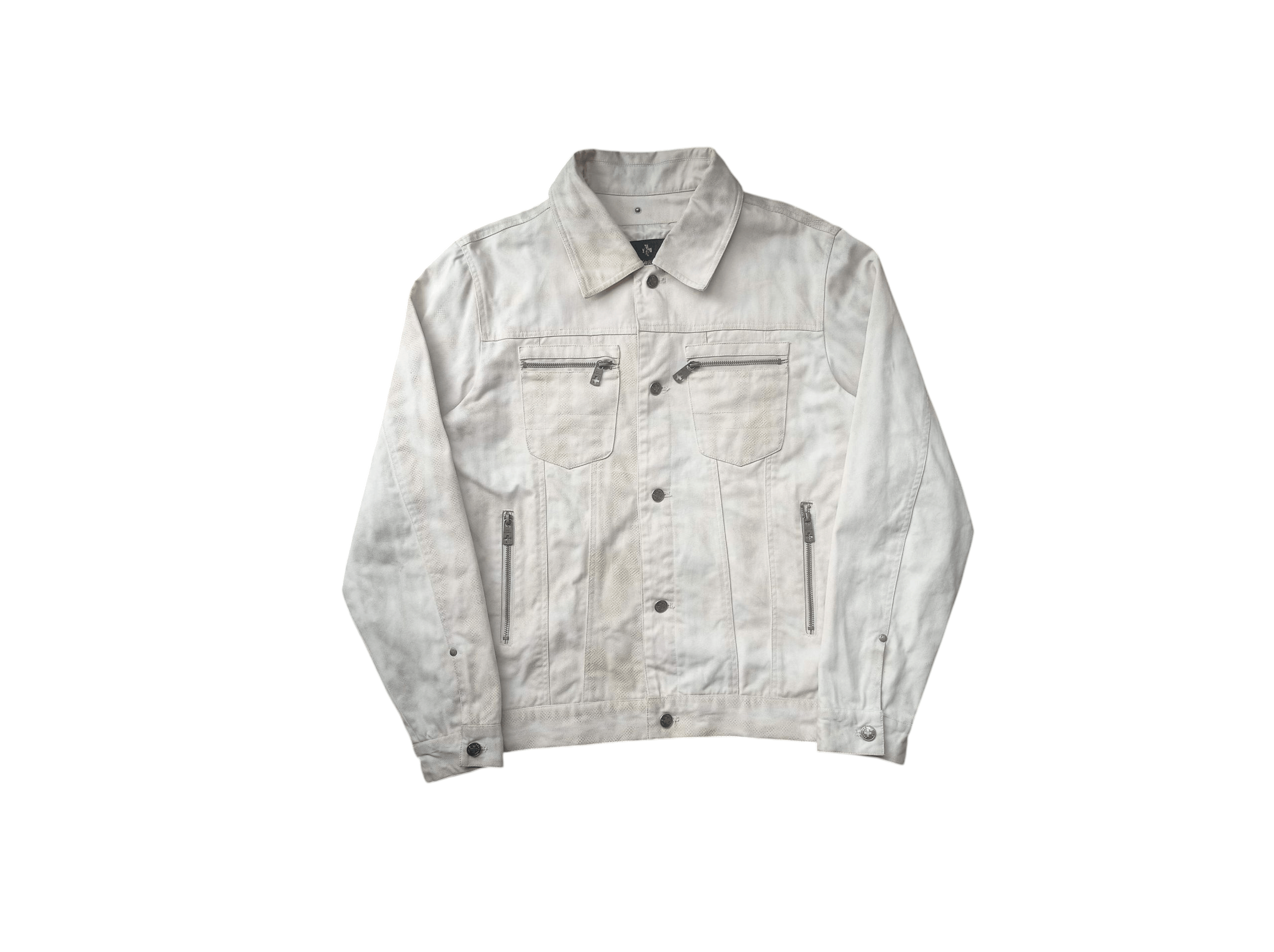 Japanese Brand Berning Sho python trucker jacket Size US L / EU 52-54 / 3 - 1 Thumbnail