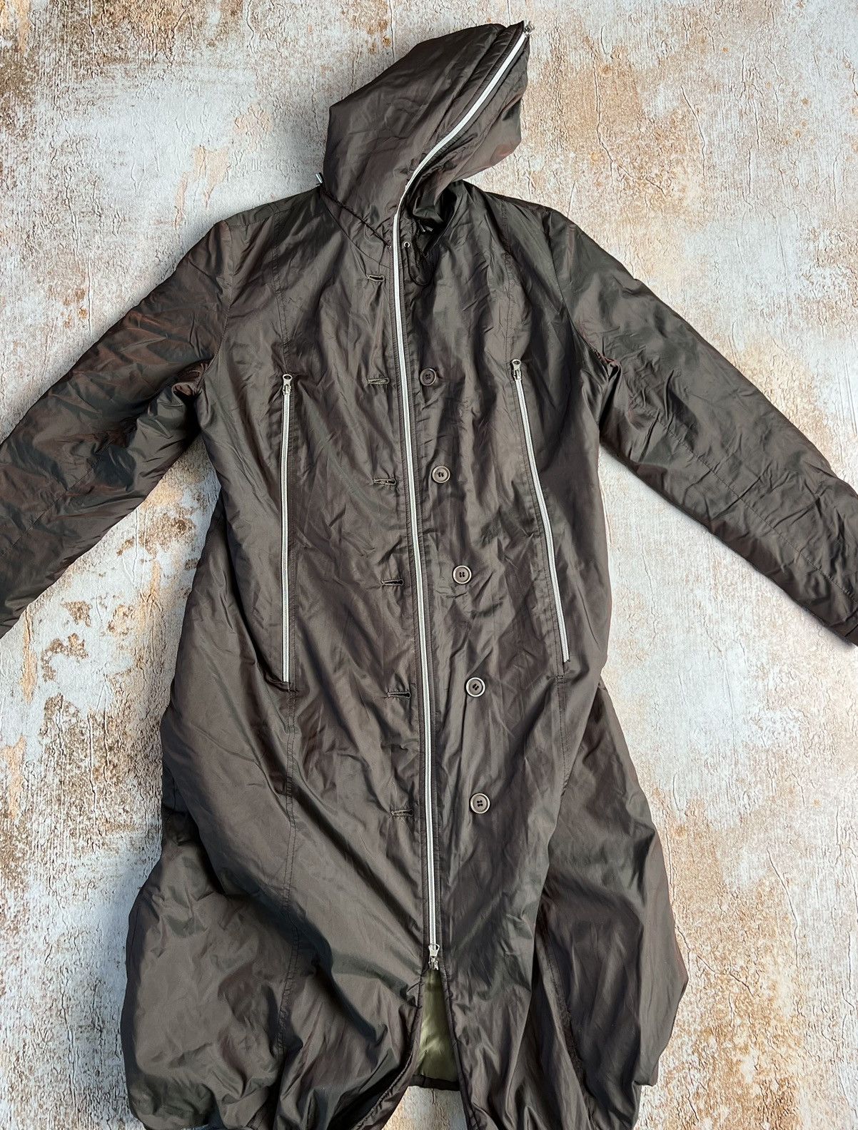 Cop Copine COP. COPINE vintage chameleon super long zippers jacket Size S / US 4 / IT 40 - 8 Thumbnail