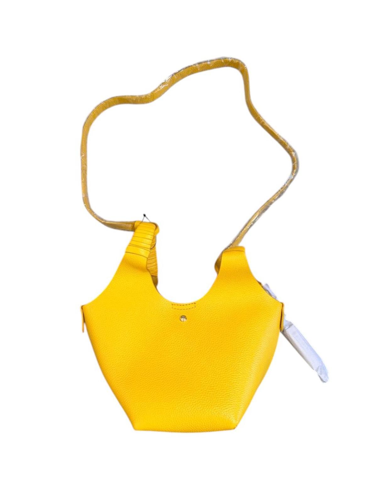 Other Talbots Women's Pippa Pebble Leather Crossbody Bag - Yellow Size ONE SIZE - 4 Thumbnail