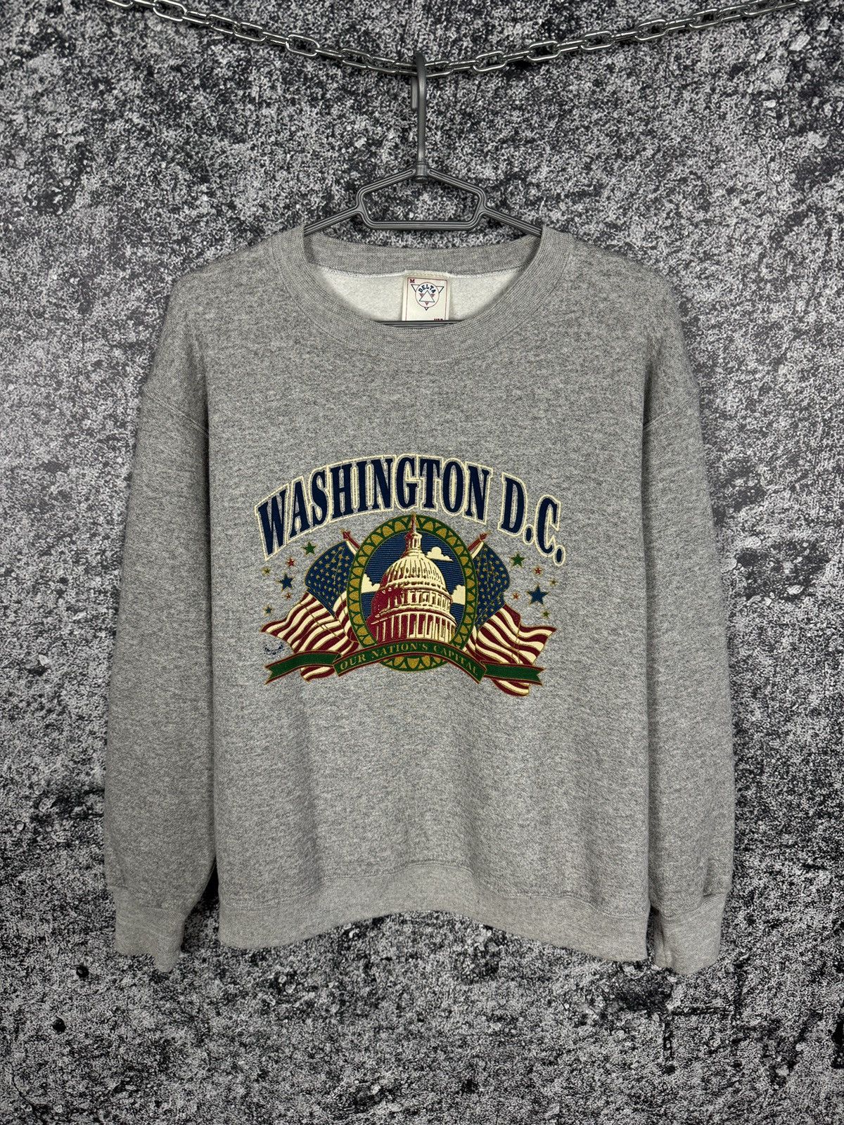 Vintage Washington D. C. Our Nation’s Capital Vintage Sweatshirt USA Size US M / EU 48-50 / 2 - 1 Thumbnail