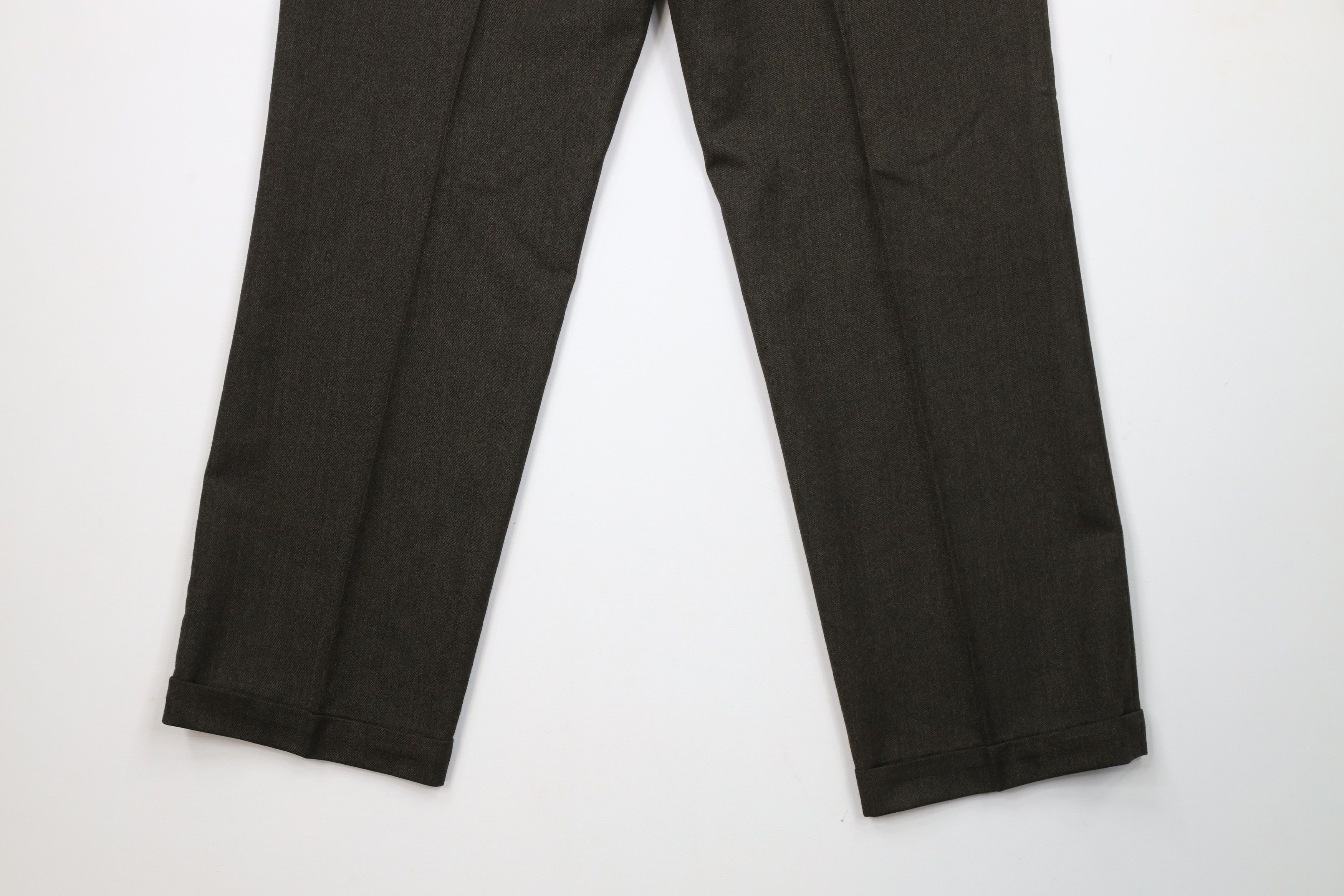 Vintage Vintage 90s Streetwear Wide Leg Chino Pants Trousers Green Size US 32 / EU 48 - 13 Thumbnail