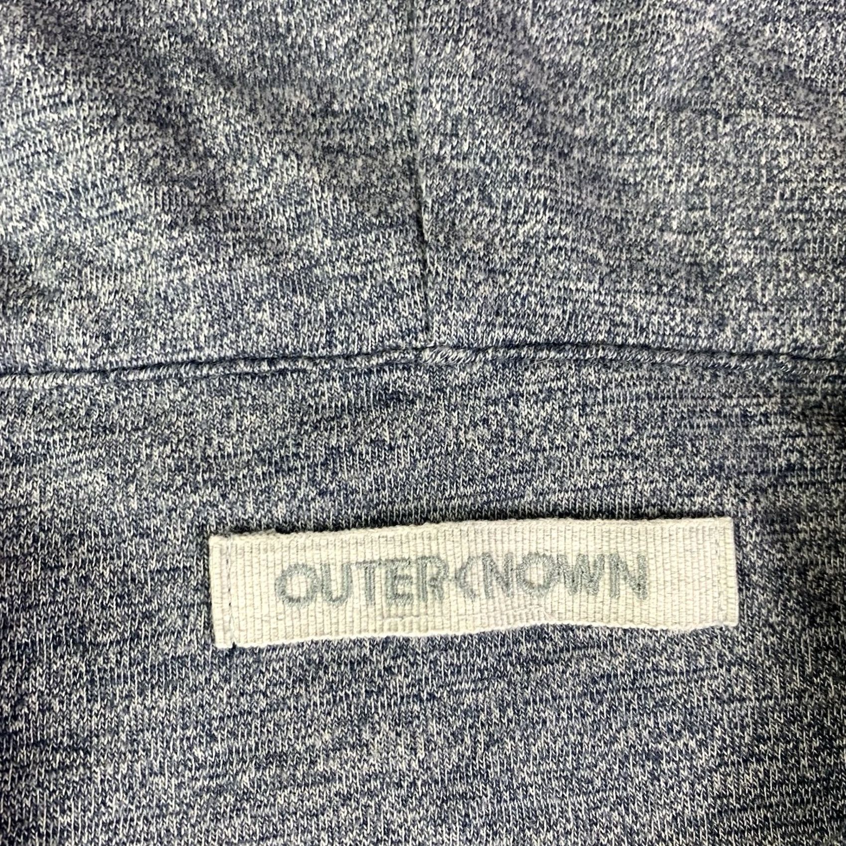 Outerknown Outerknown Hooded Shirt Women Medium Blue Lightweight Long Sleeve Pullover Size M / US 6-8 / IT 42-44 - 3 Thumbnail