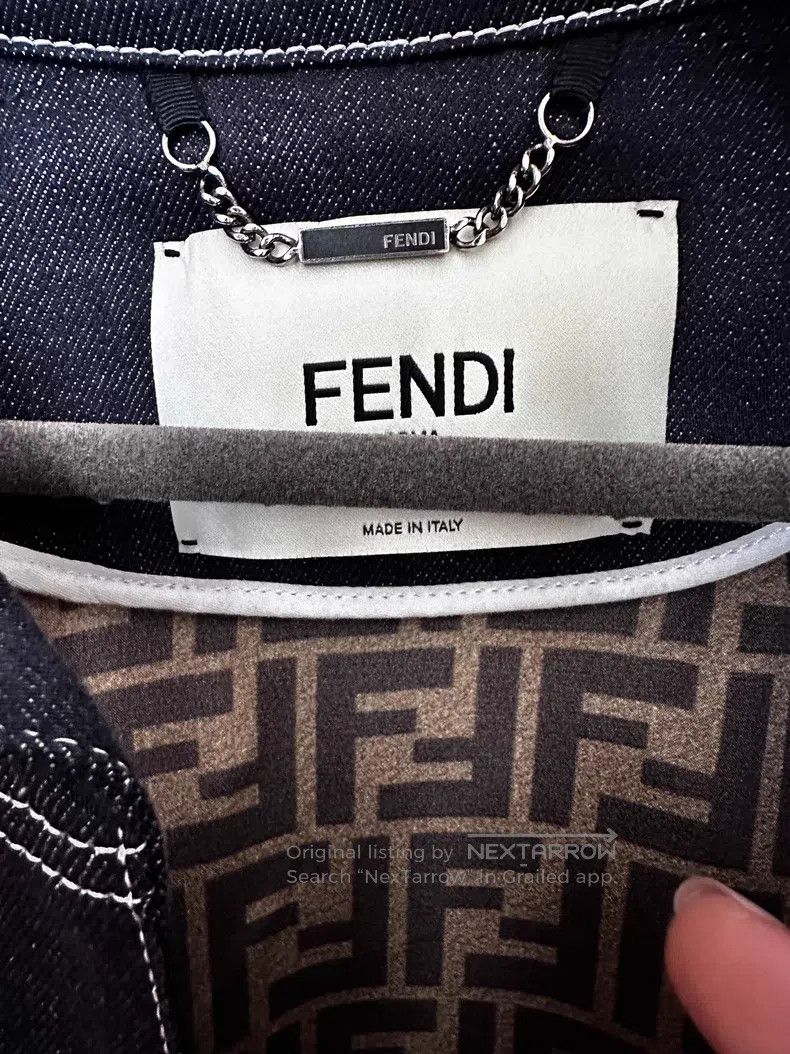 Fendi Fendi Trendy denim jacket Size US XXS / EU 40 - 3 Thumbnail
