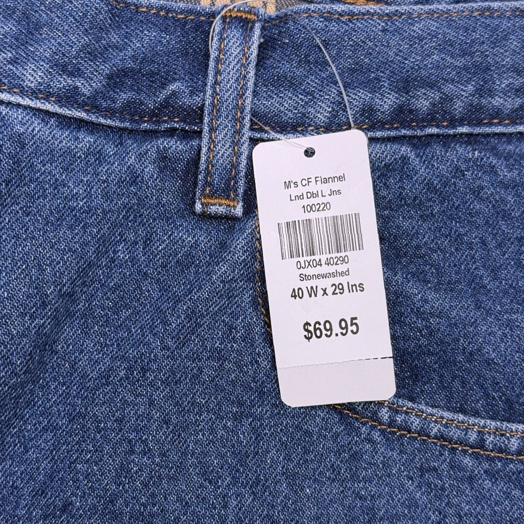 Vintage L.L. Bean Jeans Mens 40x29 Classic Fit Denim Blue 5-Pocket Straight Medium Wash Belt Loops 29in Inseam Regular Size New Size US 40 / EU 56 - 4 Thumbnail