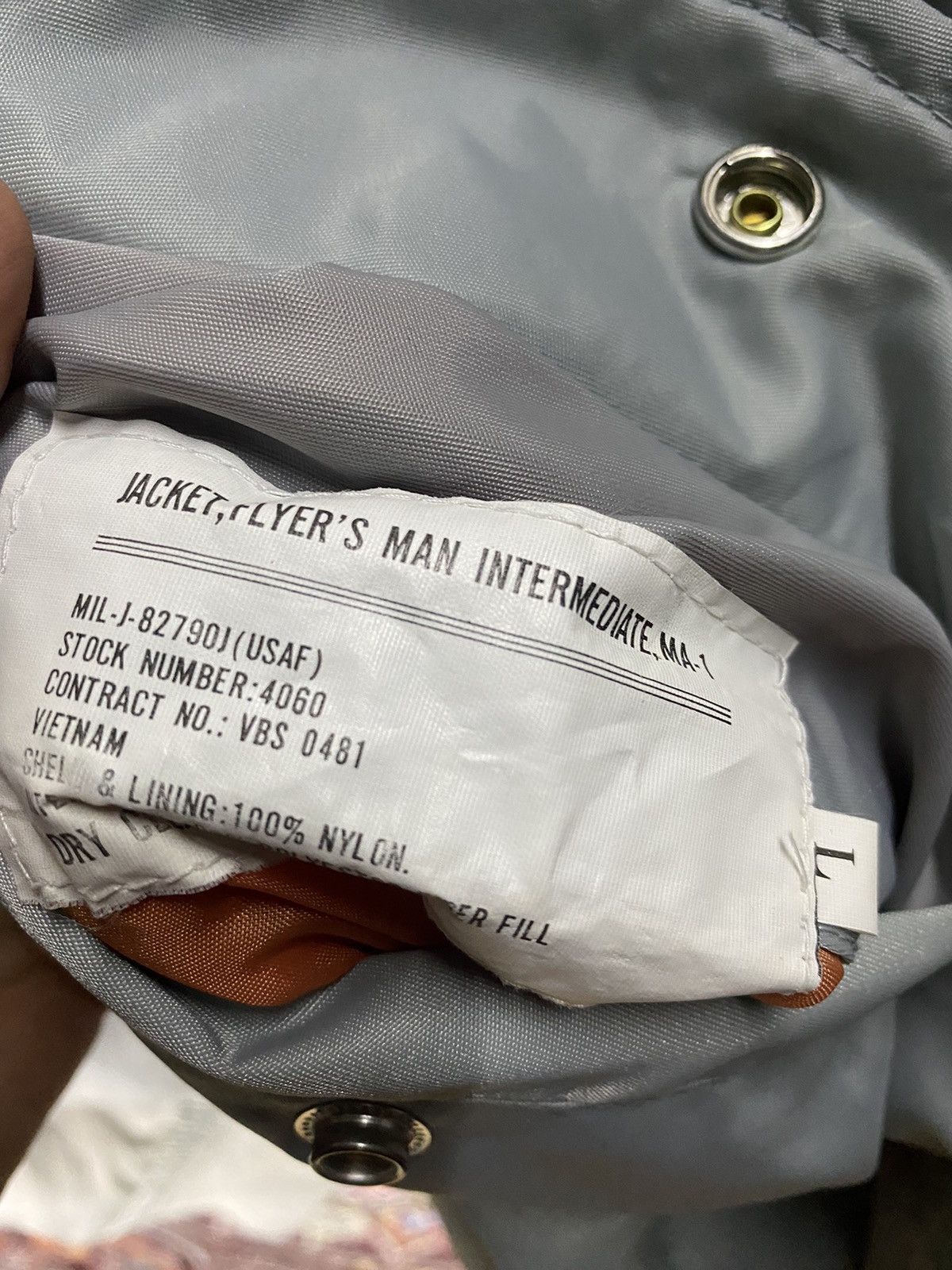 Alpha Industries Rare Ma-1 Military Flyer’s Man USAF Bomber Jacket Size US L / EU 52-54 / 3 - 8 Thumbnail