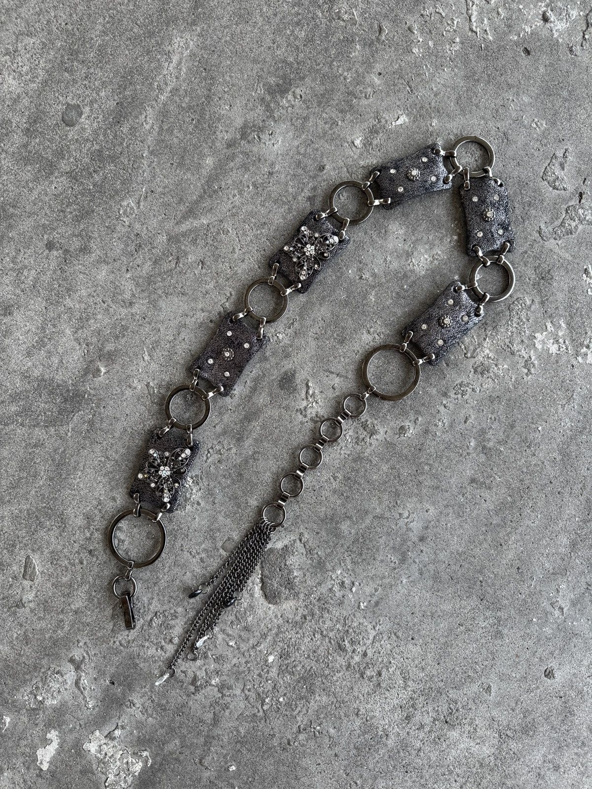 Vintage Belt Butterfly Chain Iron Size ONE SIZE - 3 Thumbnail