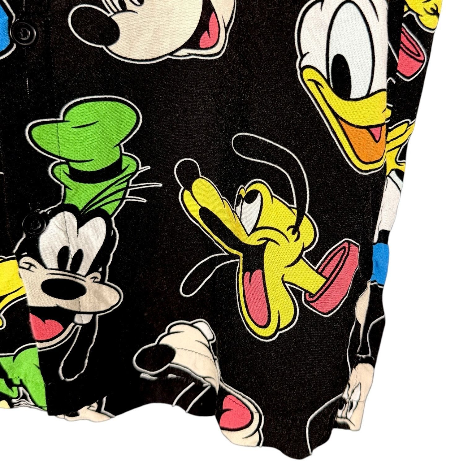 Disney Disney Mickey Mouse Black Short Sleeve Camp Collar Shirt S Size US S / EU 44-46 / 1 - 6 Thumbnail