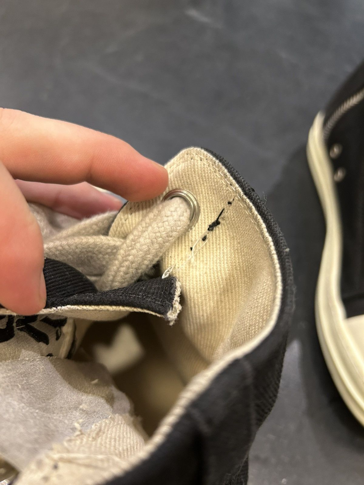 Rick Owens Drkshdw Rick Owens DRKSHDW Jumbolace Ramones Size US 12 / EU 45 - 6 Thumbnail