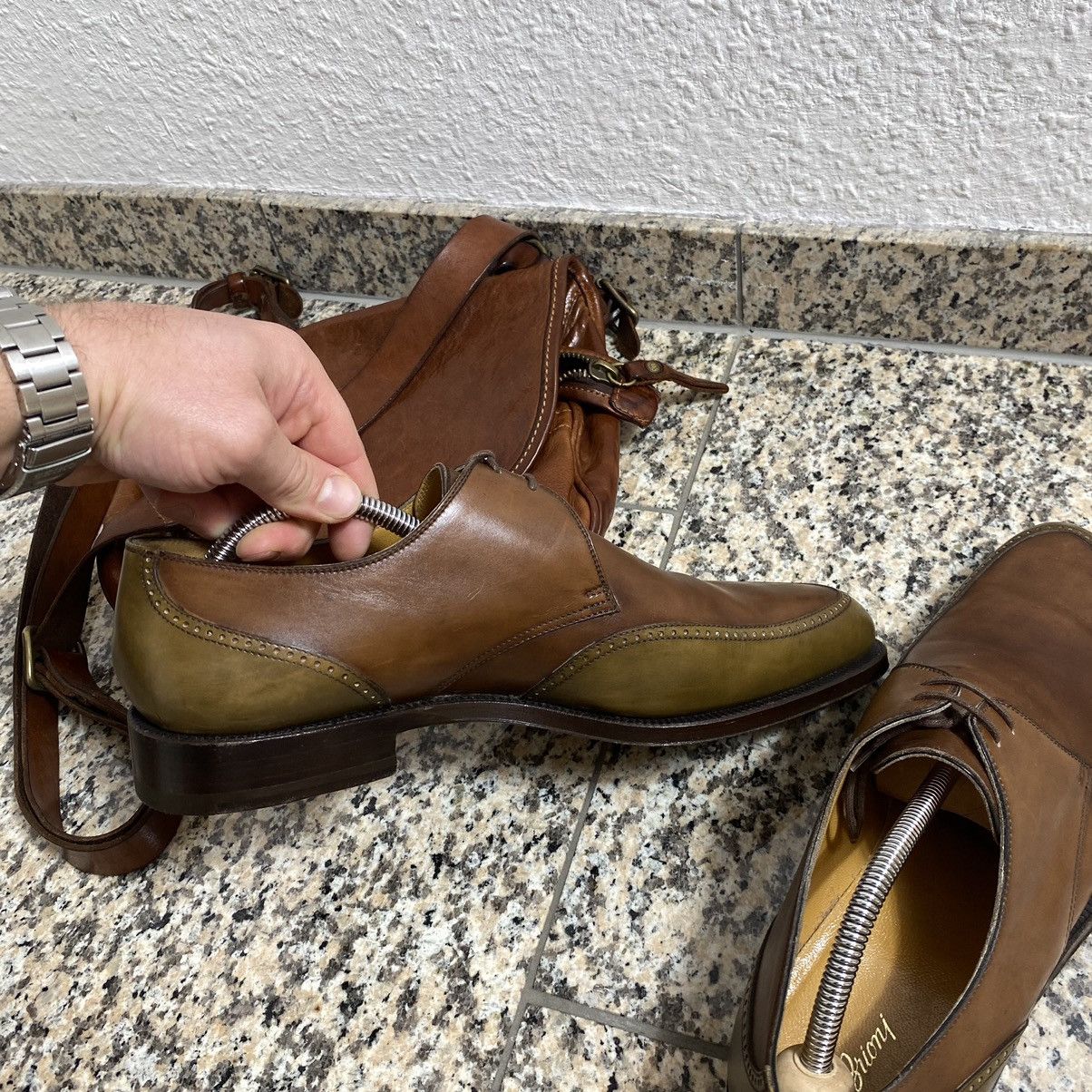 Brioni Leather Derby Shoes Brioni brown Size US 8.5 / EU 41-42 - 12 Thumbnail