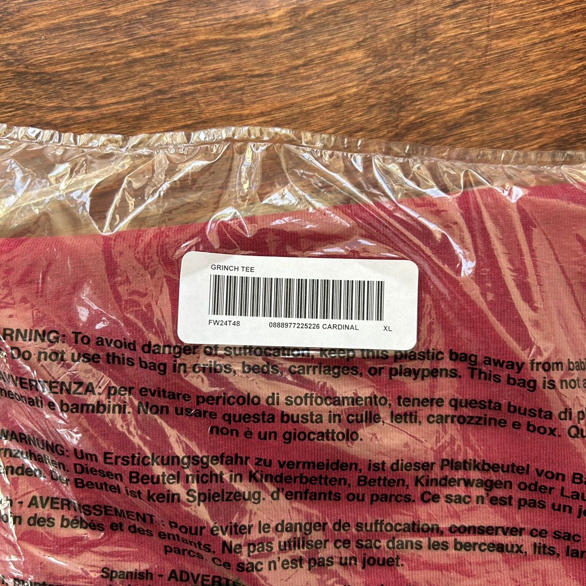 Supreme Supreme Grinch Tee Red Size US XL / EU 56 / 4 - 5 Thumbnail