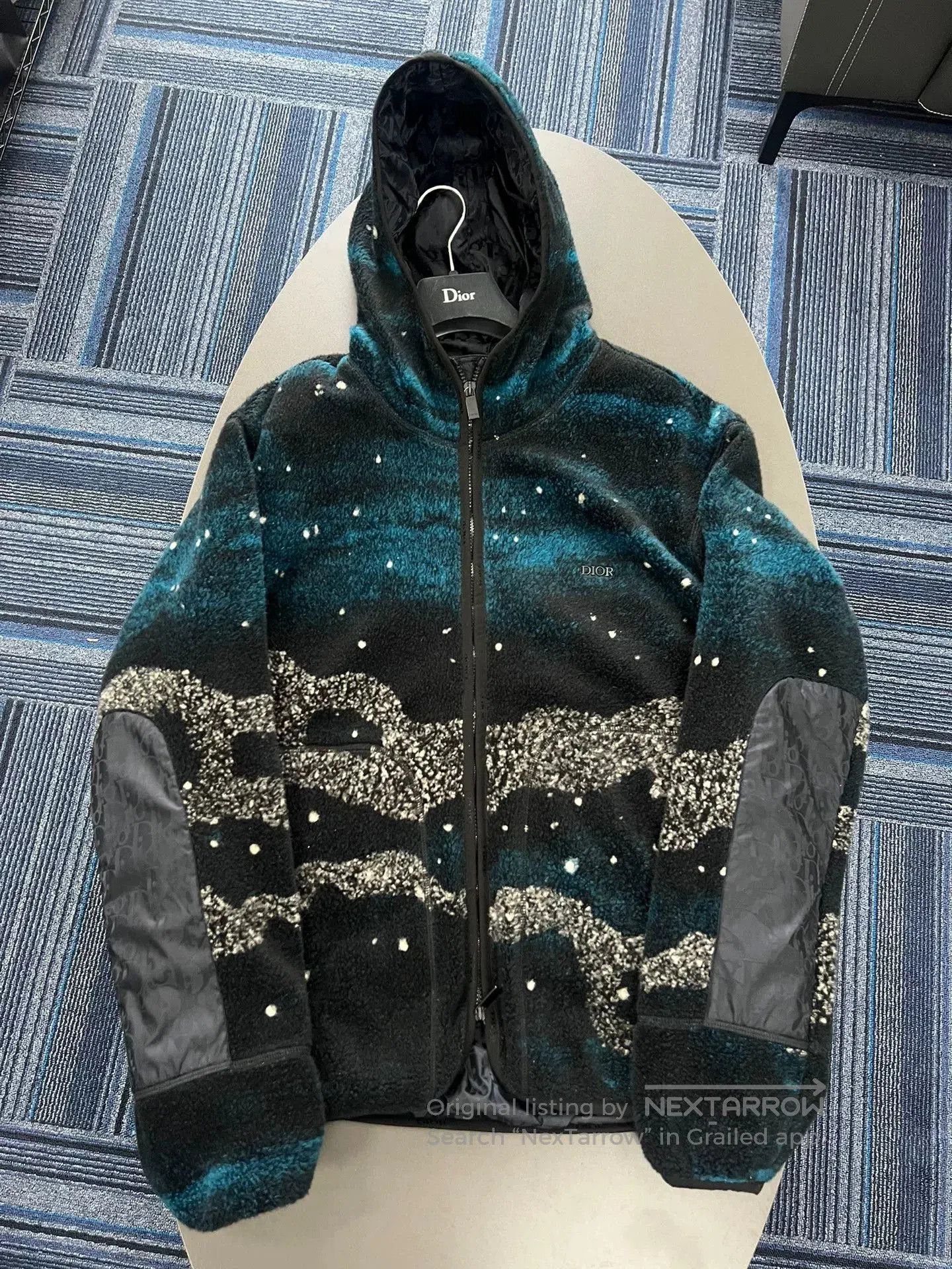 Dior dior starry print fleece hooded jacket. Size US M / EU 48-50 / 2 - 1 Thumbnail