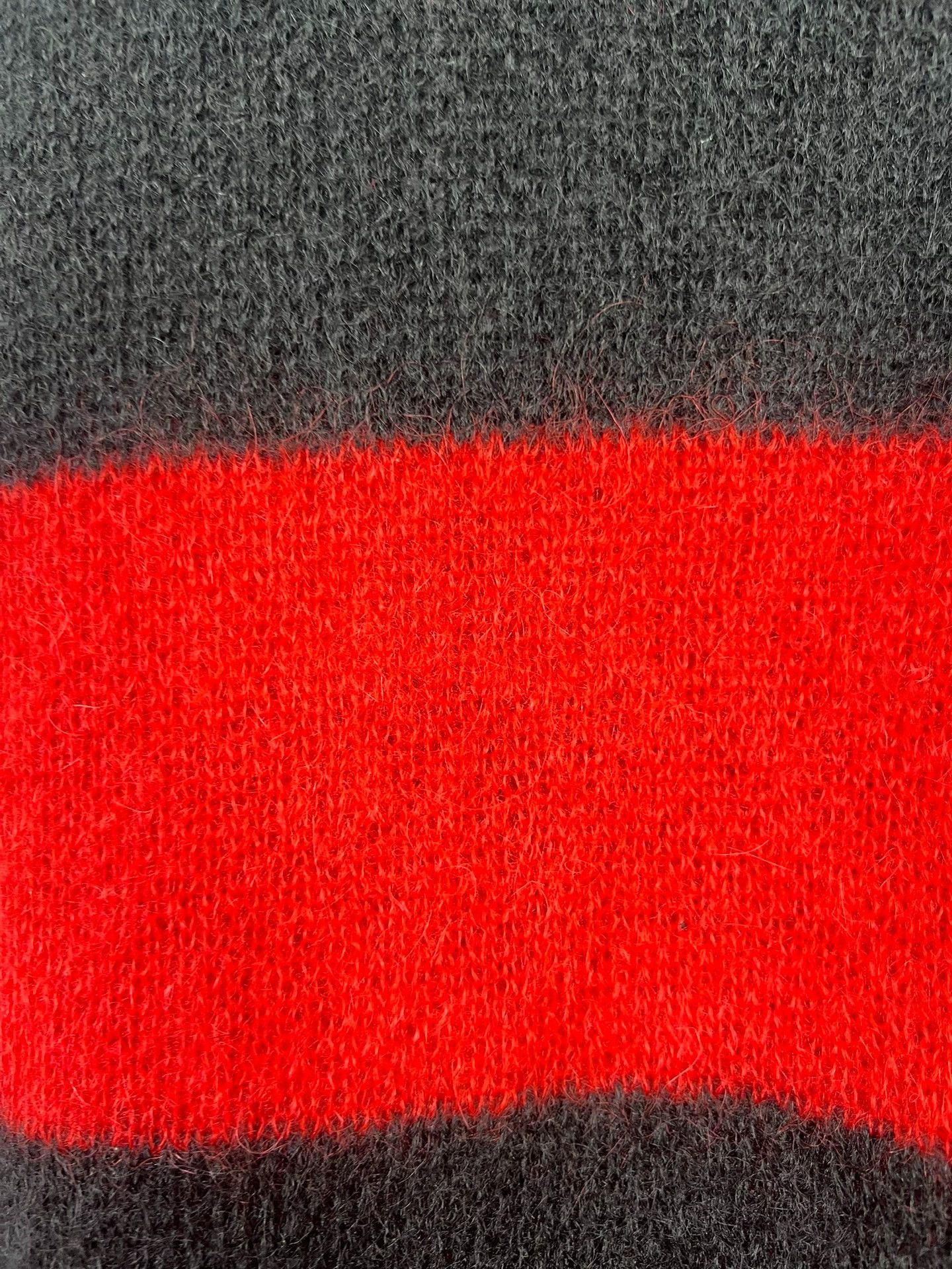 Saint Laurent Paris SaintLaurent black red stripe V-neck oversized Scardigan Size US S / EU 44-46 / 1 - 3 Thumbnail