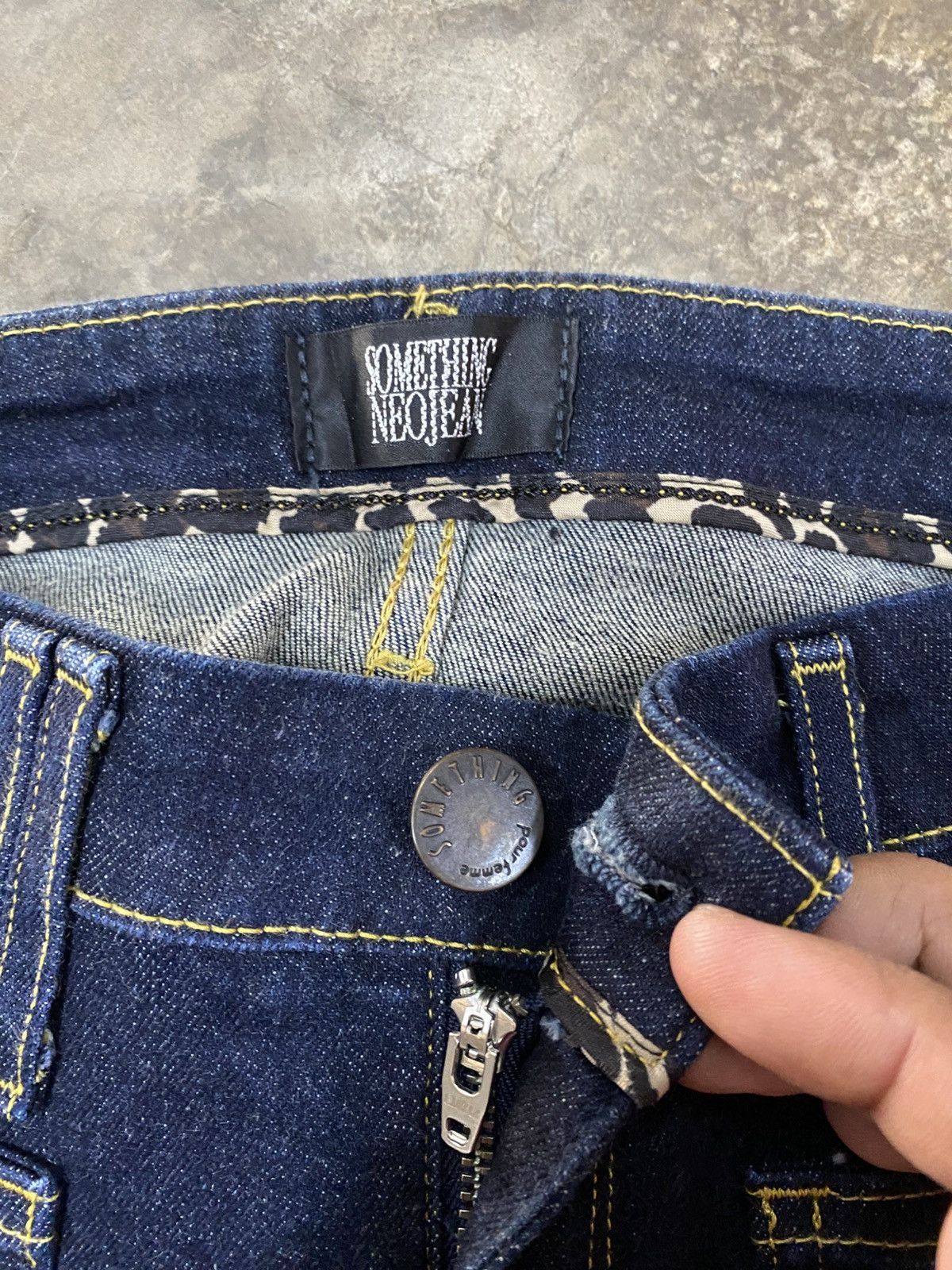 Edwin × If Six Was Nine × Le Grande Bleu (L.G.B.) Super Flare Something Neo Jean Pour Femme p188 Size 26" / US 2 / IT 38 - 12 Thumbnail
