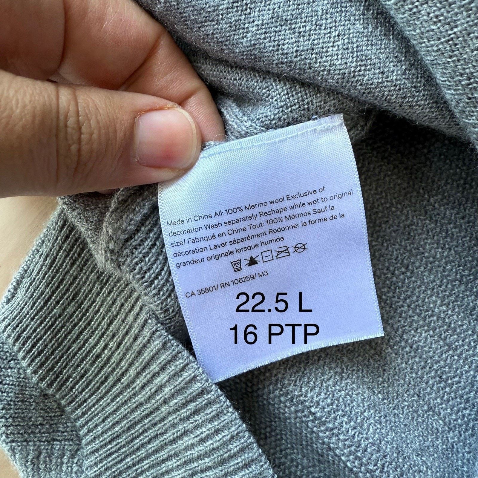 Lululemon Lululemon Merino Wool Hoodie Womens 4 Gray Hooded Pullover Size S / US 4 / IT 40 - 7 Thumbnail