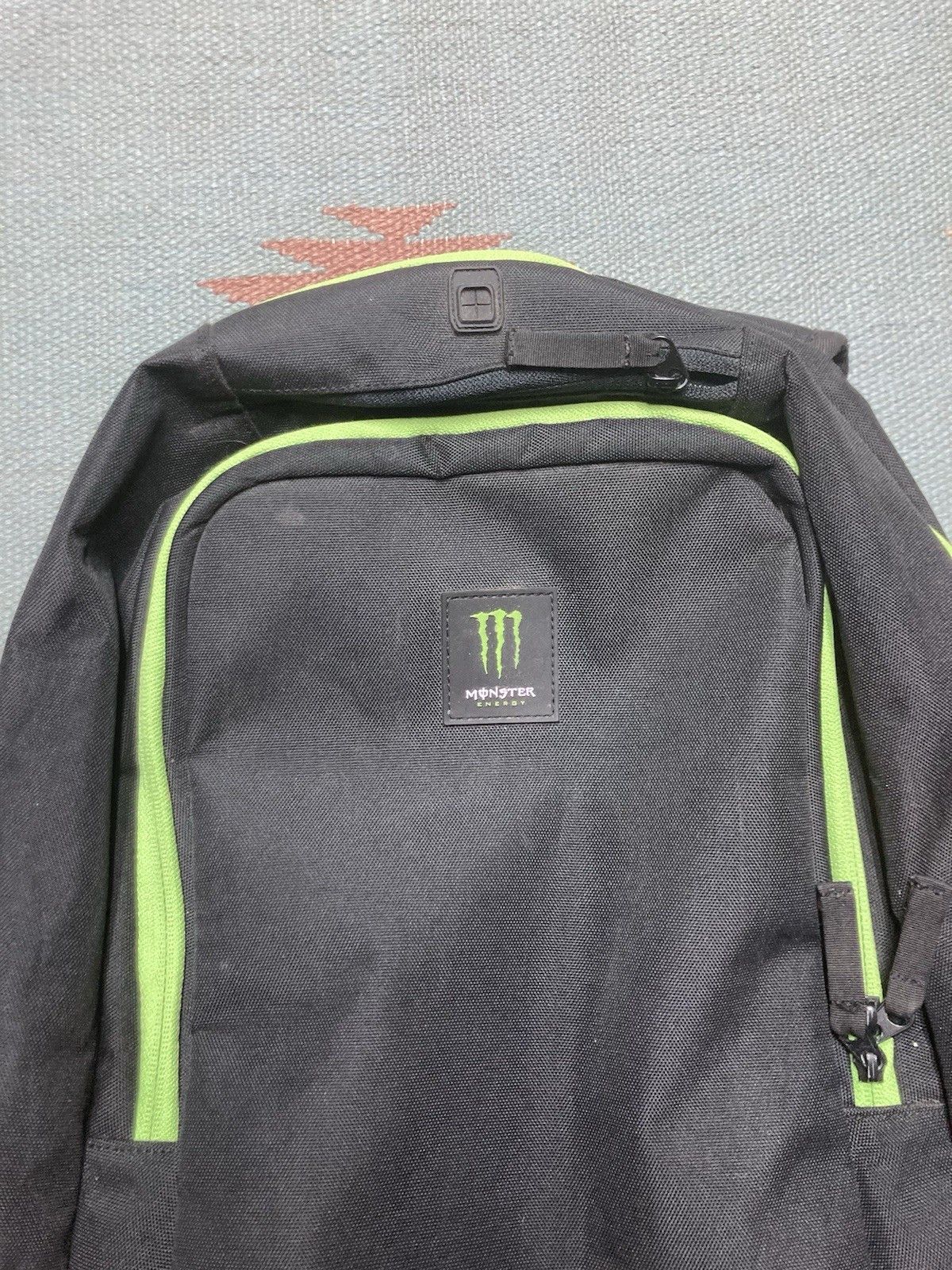 Vintage Monster energy backpack book laptop bag college school Size ONE SIZE - 3 Thumbnail