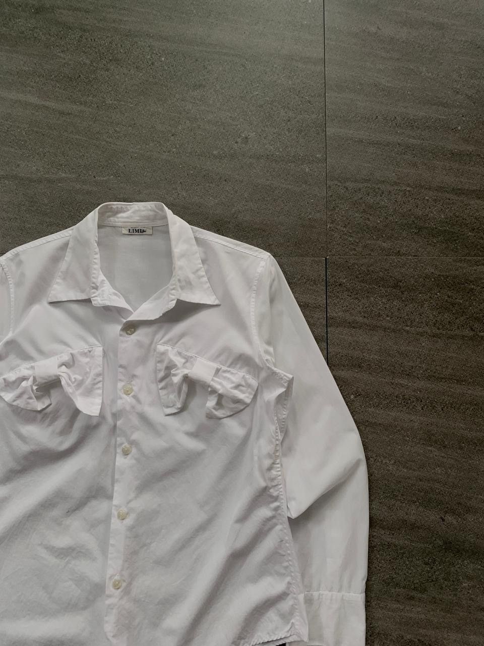 Yohji Yamamoto FREE TAX! Limi Feu Ribbon Applique Shirt Size US XS / EU 42 / 0 - 2 Thumbnail