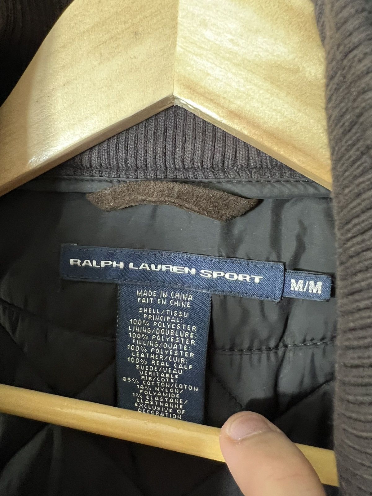 Polo Ralph Lauren Ralph Lauren Sport Quilted Vest Women Black Suede Trim Logo Size M / US 6-8 / IT 42-44 - 11 Thumbnail