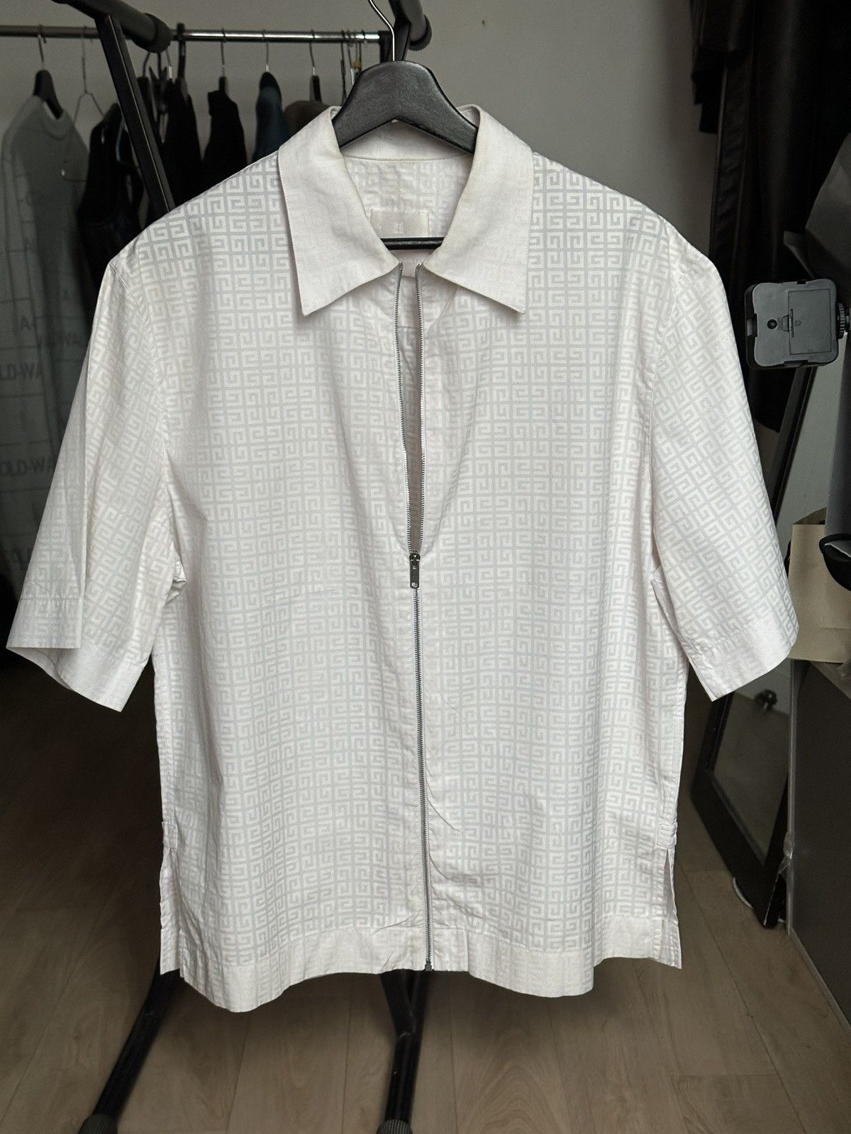 Givenchy Givenchy Zip Up Shirt 4G Size US M / EU 48-50 / 2 - 2 Thumbnail