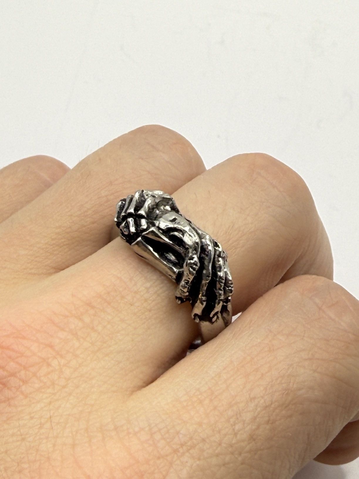 Seditionaries Alchemy 1991 skeleton hands biker/goth chrome erd Size ONE SIZE - 3 Thumbnail
