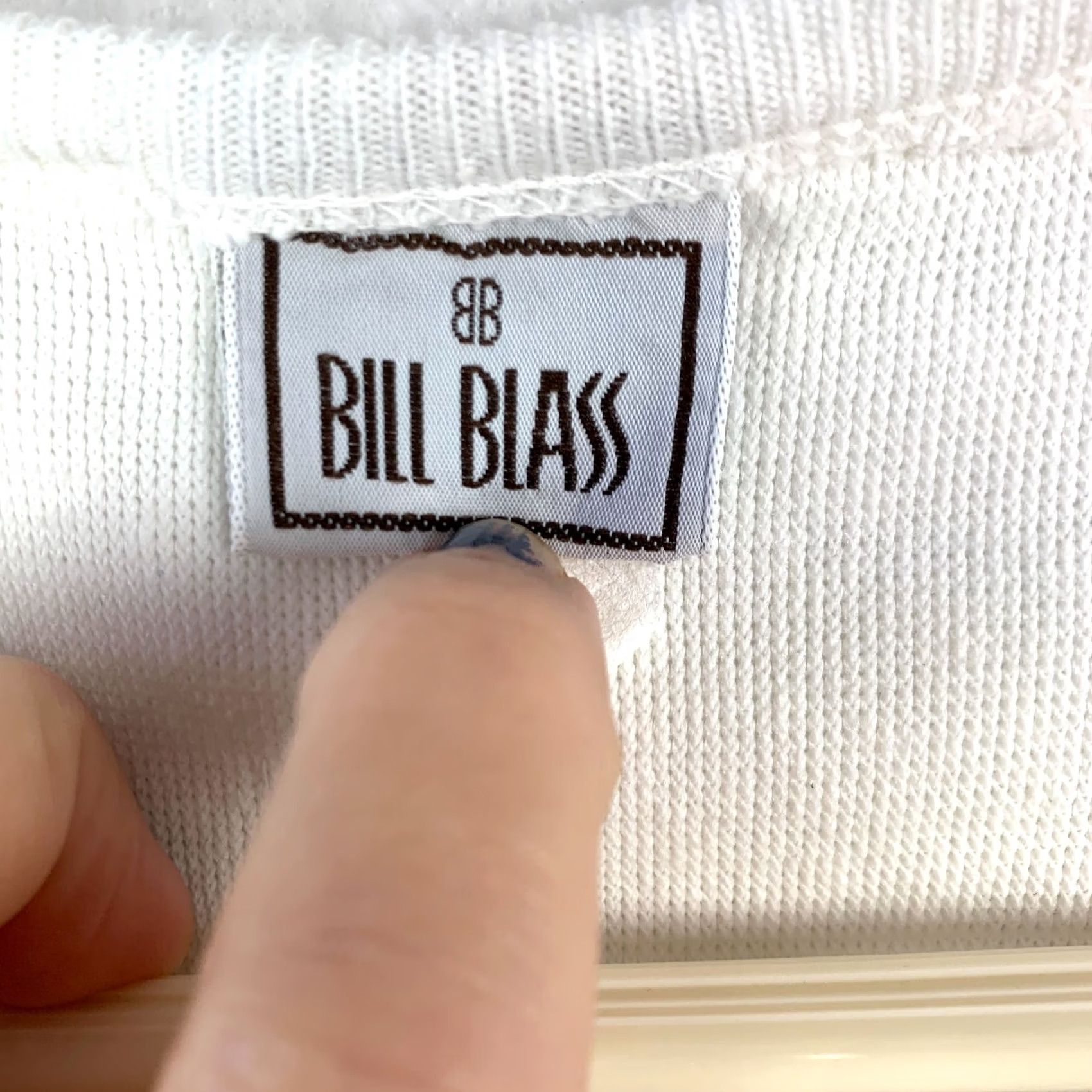 Bill Blass VINTAGE Bill Blass White Short Sleeve T-Shirt Mens M 40" Chest 80s 70s Shirt, Breathable, All Seasons Size US M / EU 48-50 / 2 - 4 Thumbnail