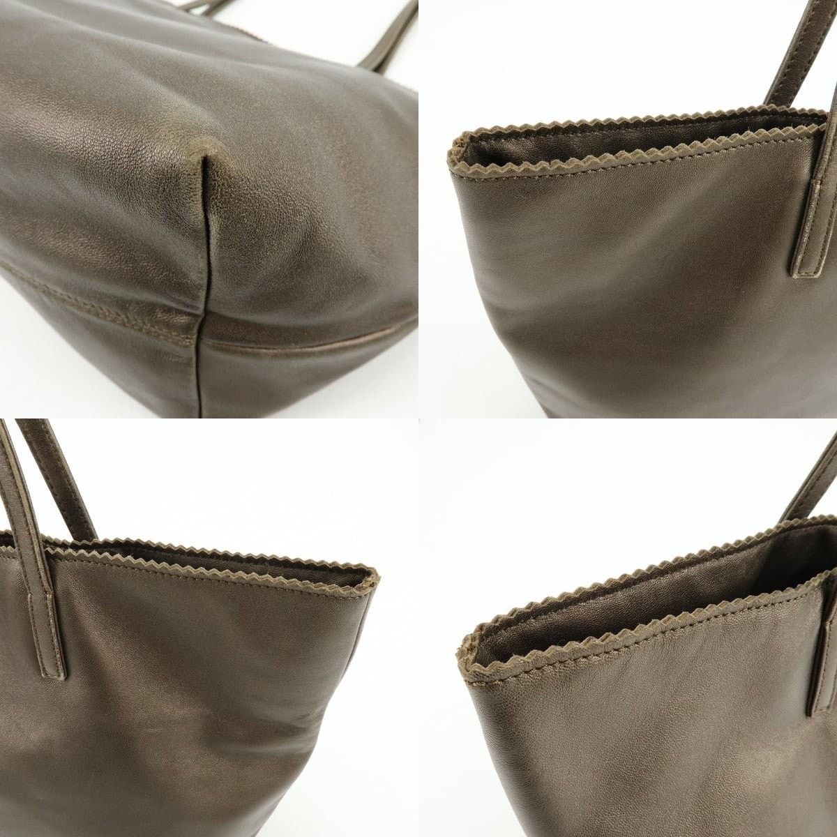 Loewe Loewe Anagram Nappa Leather Tote Brown Size ONE SIZE - 6 Thumbnail
