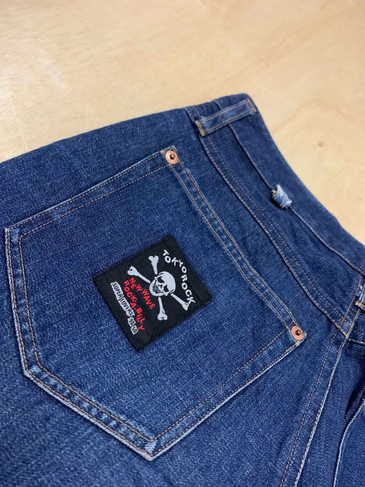 Hysteric Glamour × If Six Was Nine × Japanese Brand Tokyo Rock Super Lovers Skull Short Jeans Size US 29 - 5 Thumbnail
