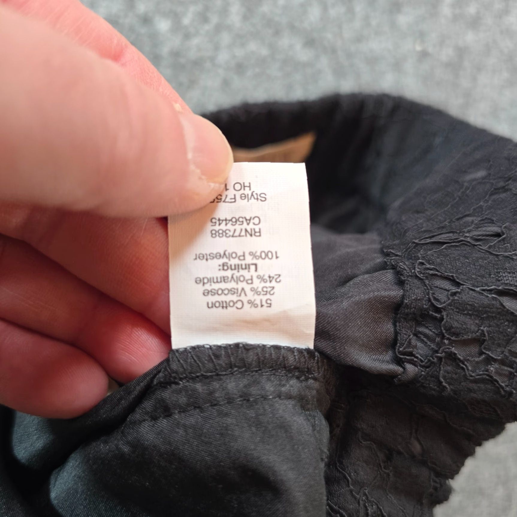 J.Crew J.CREW Pants Womens Size 6 Black Lace Lined Tapered Pull On Capsule Minimalist Shirt? Size 28" / US 6 / IT 42 - 7 Thumbnail