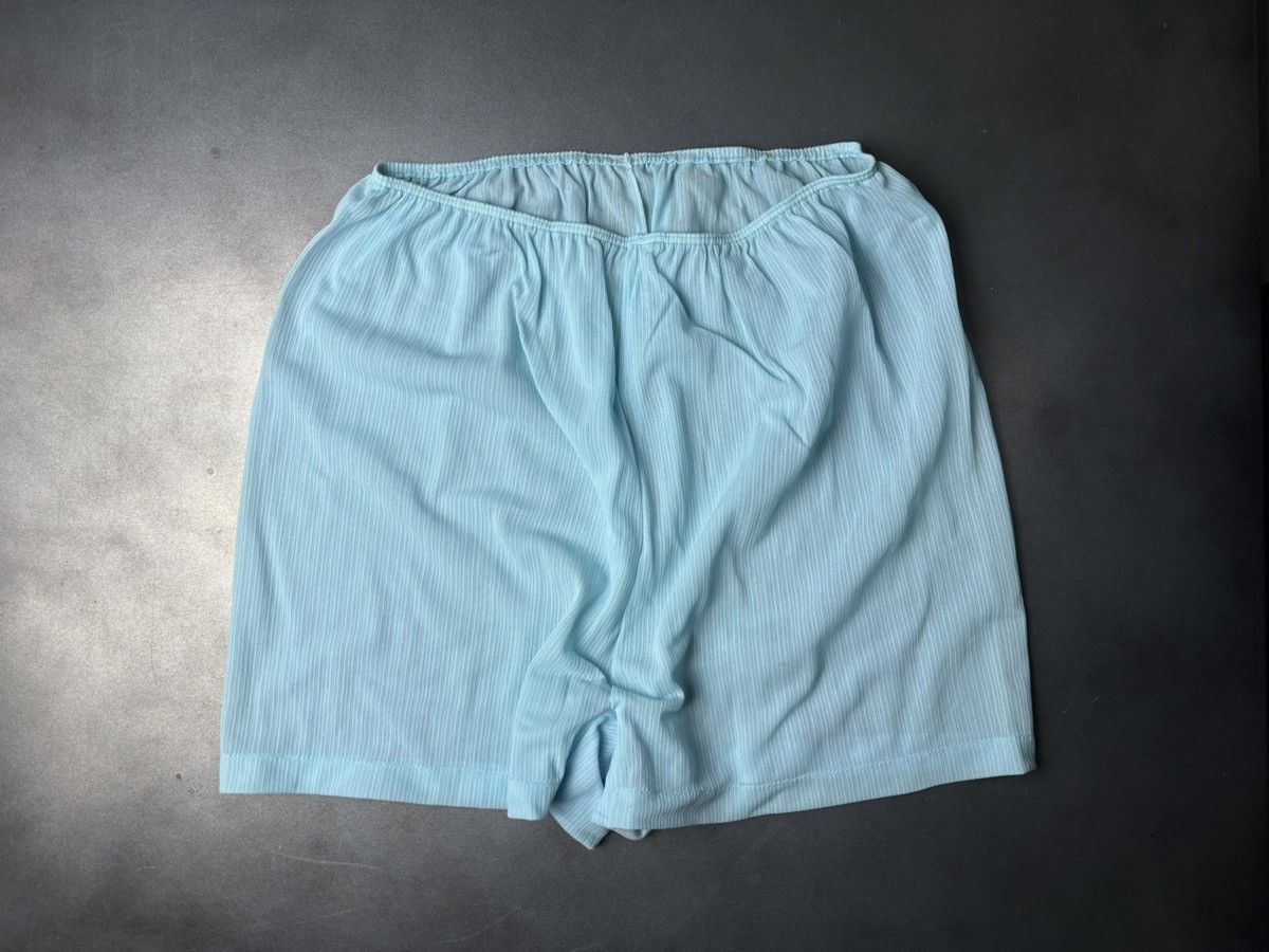 Marks & Spencer × Vintage 1960s Chiffon Boxers 70s Vintage Sheer Shorts Lace Panties Size ONE SIZE - 8 Thumbnail