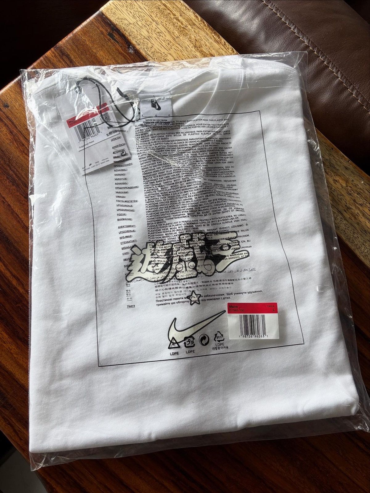 Nike Nike x Yu-Gi-Oh! Men's Swoosh Tee - White - Size L - NEW Size US L / EU 52-54 / 3 - 3 Thumbnail