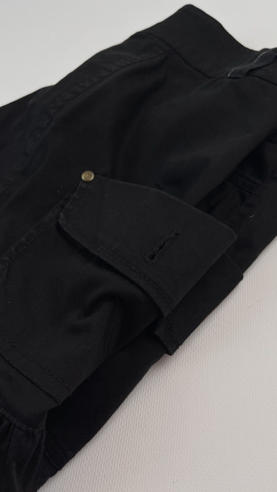 Japanese Brand × Vintage If six was nine LGB Vibe Black Cargo Skirt Size 26" / US 2 / IT 38 - 12 Thumbnail