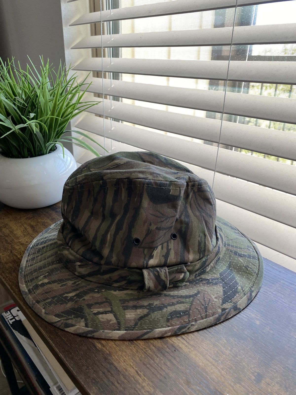 Realtree Vintage Real Tree Camo Bucket Safari Hat Size ONE SIZE - 2 Thumbnail