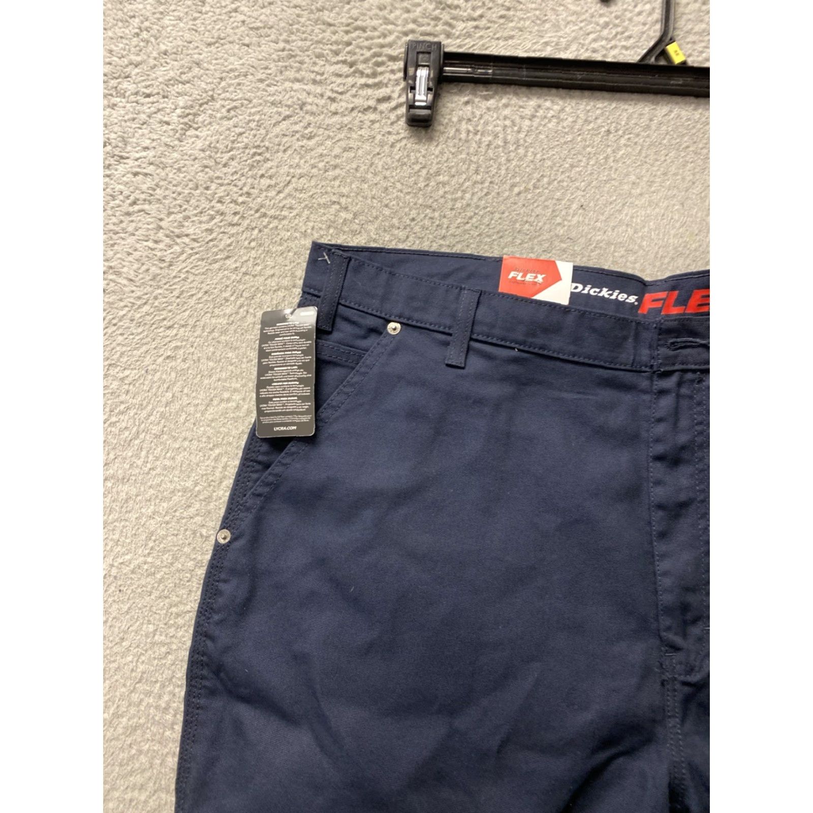 Dickies Dickies Flex Work Pants Mens 40x30 NAVY Original Fit Khaki Twill Chino /0523 Size US 40 / EU 56 - 2 Thumbnail