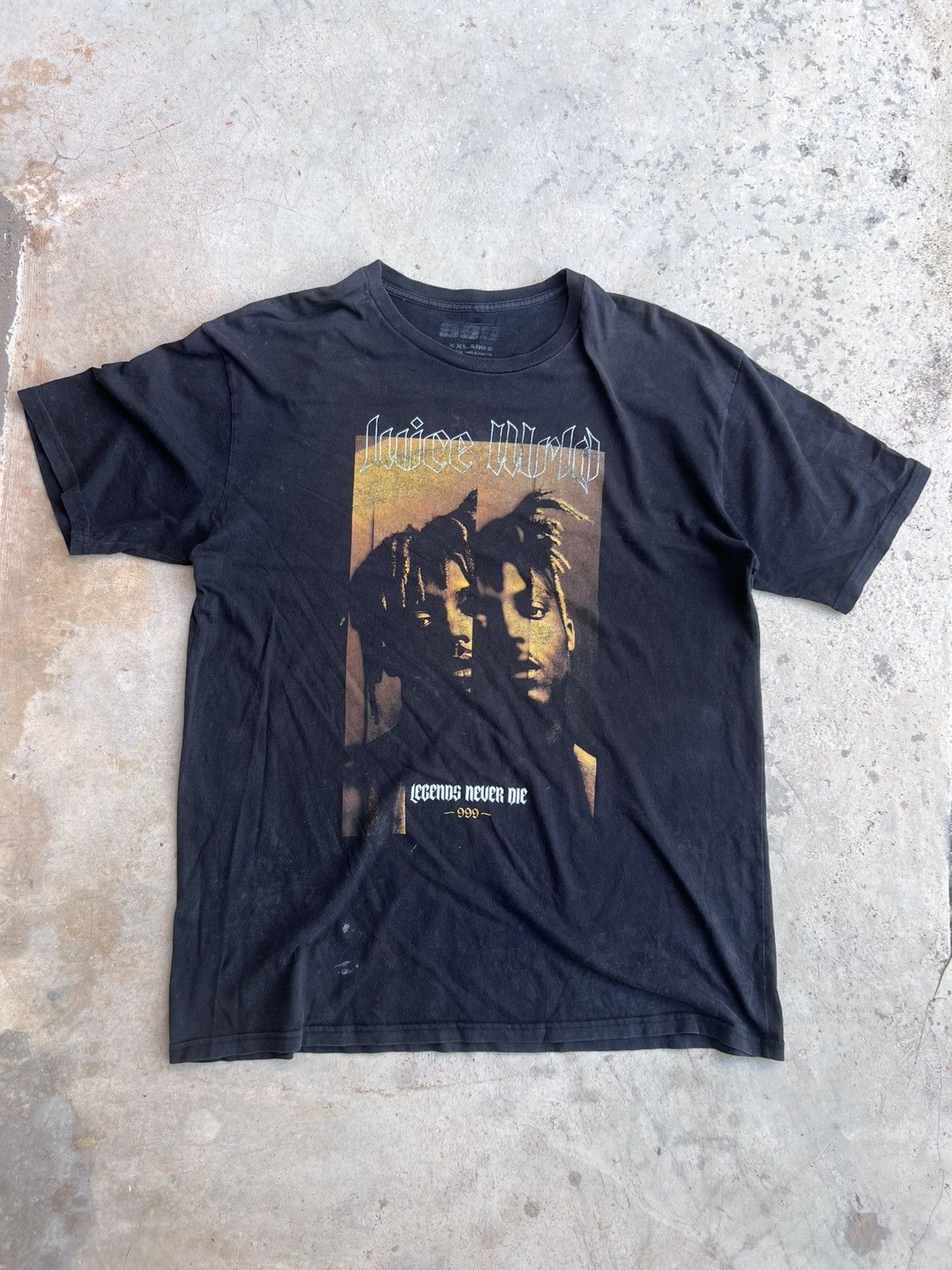 999 Club Thrashed Faded Juice Wrld Legend Never die Rap Tee Size US XXL / EU 58 / 5 - 1 Thumbnail