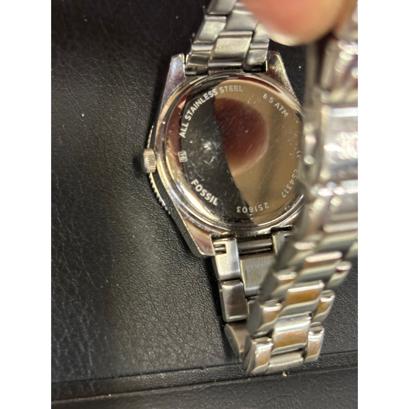 Fossil Fossil Scarlette ES4317 Silver Tone Women’s Watch! Size ONE SIZE - 11 Thumbnail