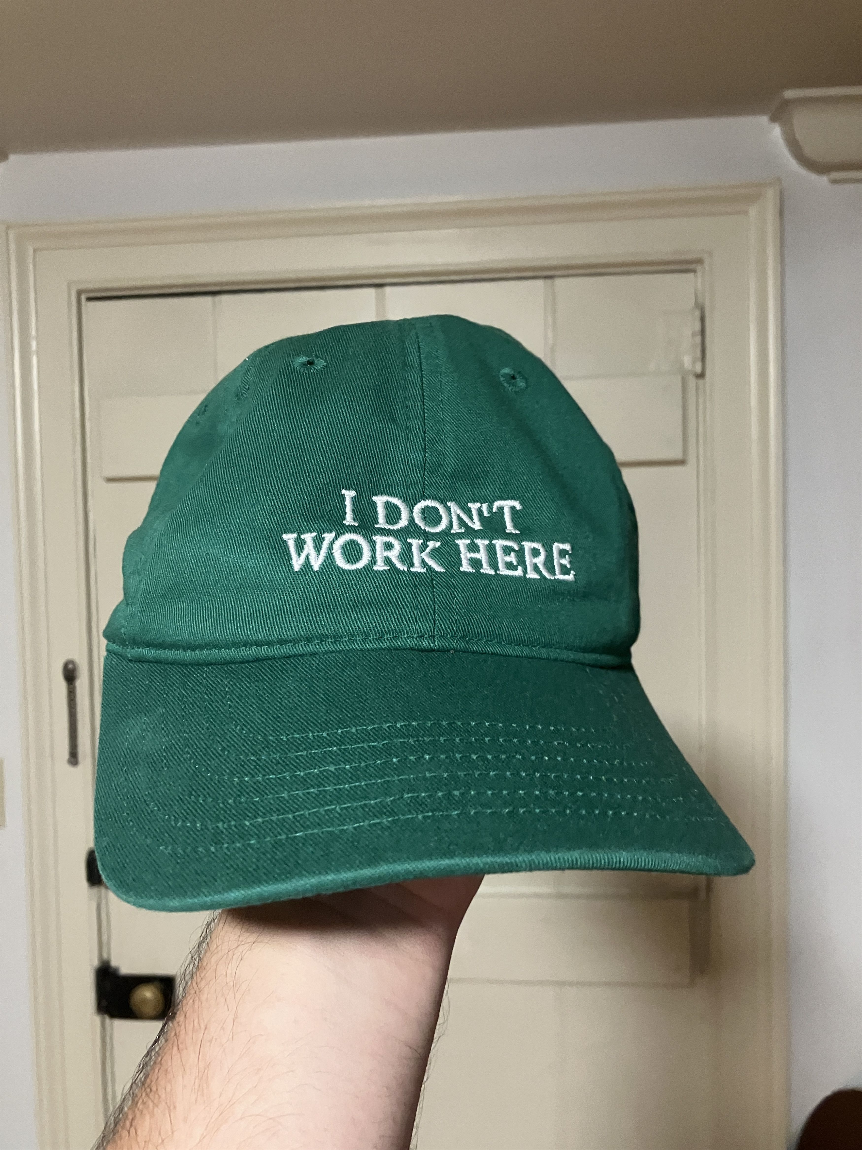 Dover Street Market Idea Books "I Don't Work Here, Sorry" Cap Grailed
