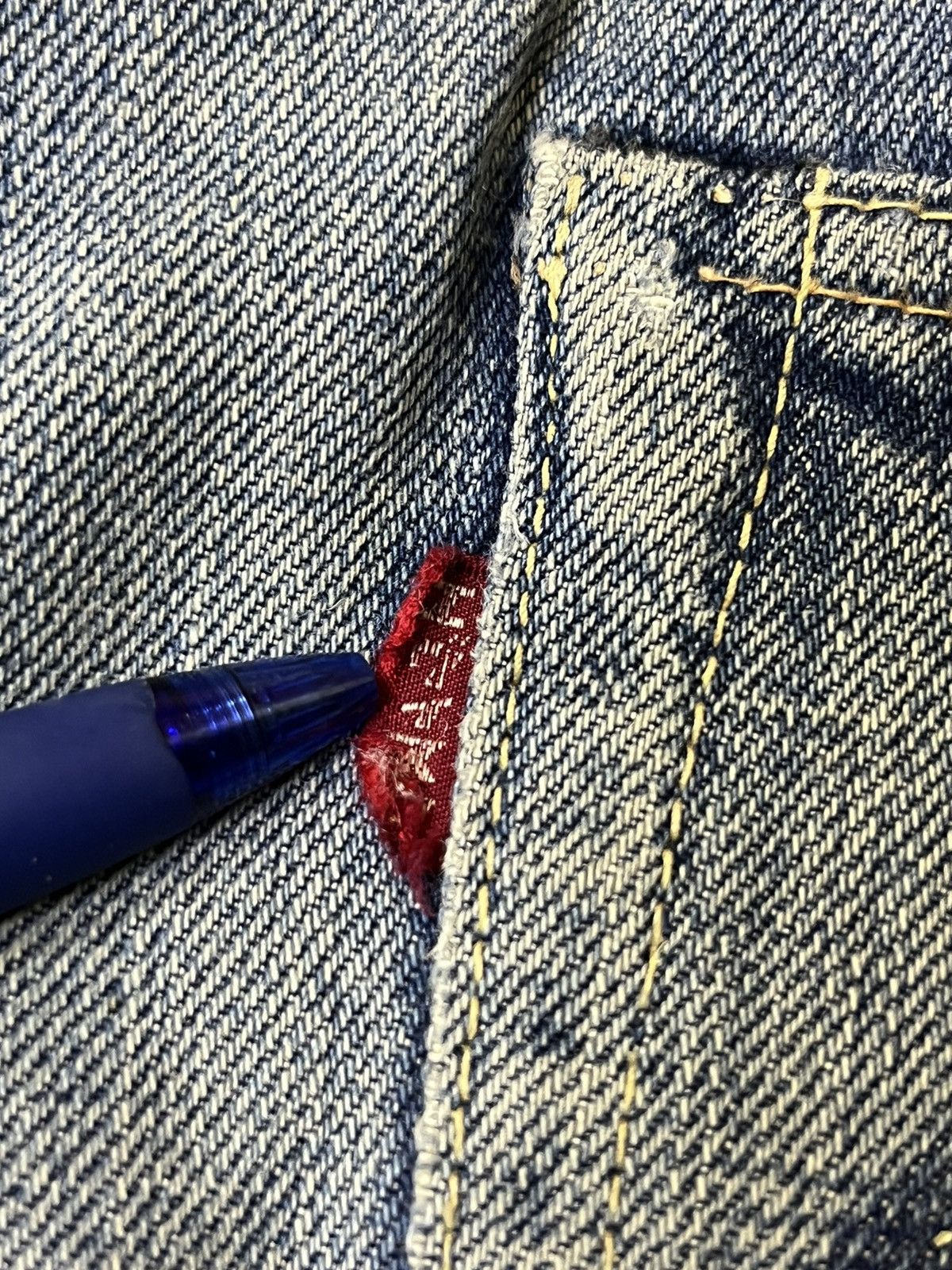 Evisu SICK🔥VINTAGE EVISU PARIS SIOTANI BROTHERS SELVEDGE JEANS Size US 36 / EU 52 - 19 Thumbnail