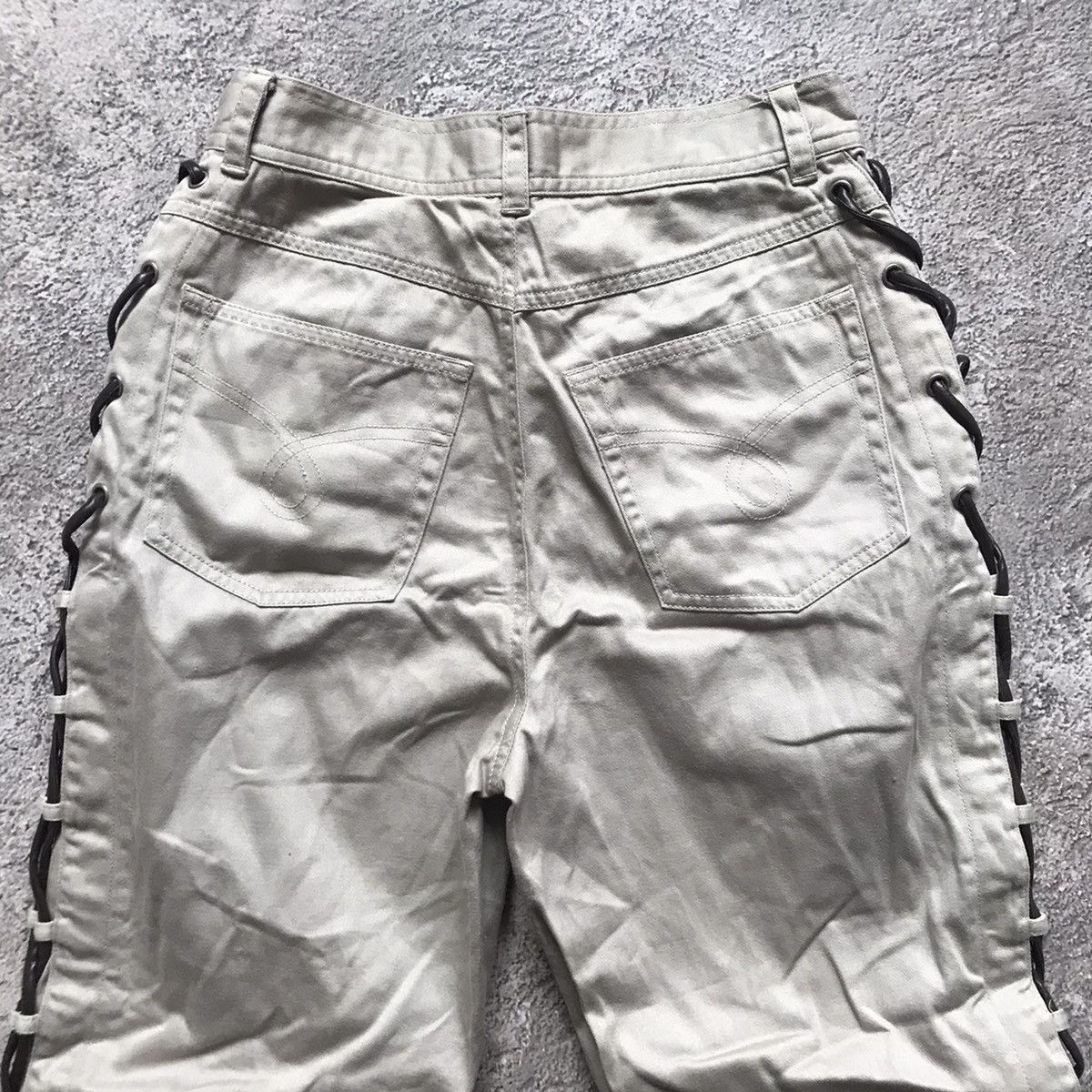 Vintage Vintage 90s Baggy Cargo Pants Distressed Workwear Grunge 25 Size 25" / US 0 / IT 36 - 7 Thumbnail