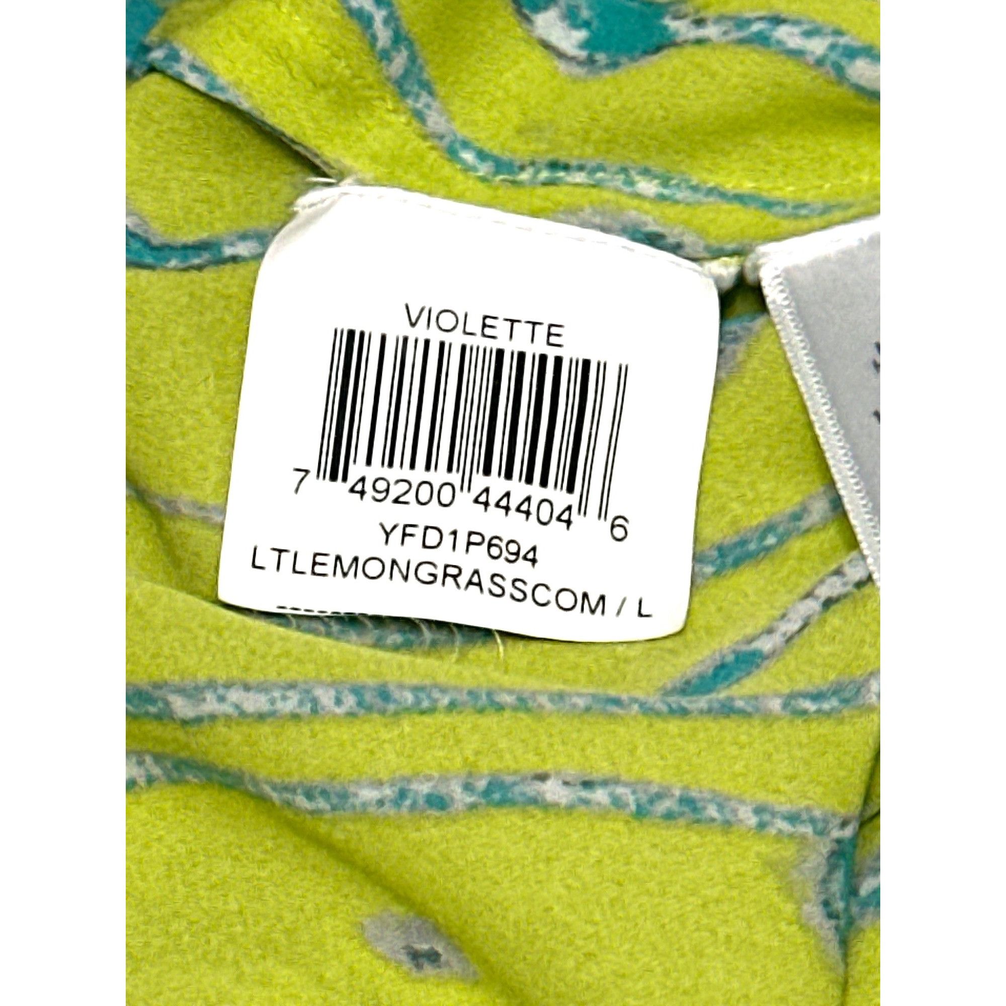 Other CCC Electric Lime Green Print Tank Tie Front Abstract Boho B Size M / US 6-8 / IT 42-44 - 9 Thumbnail