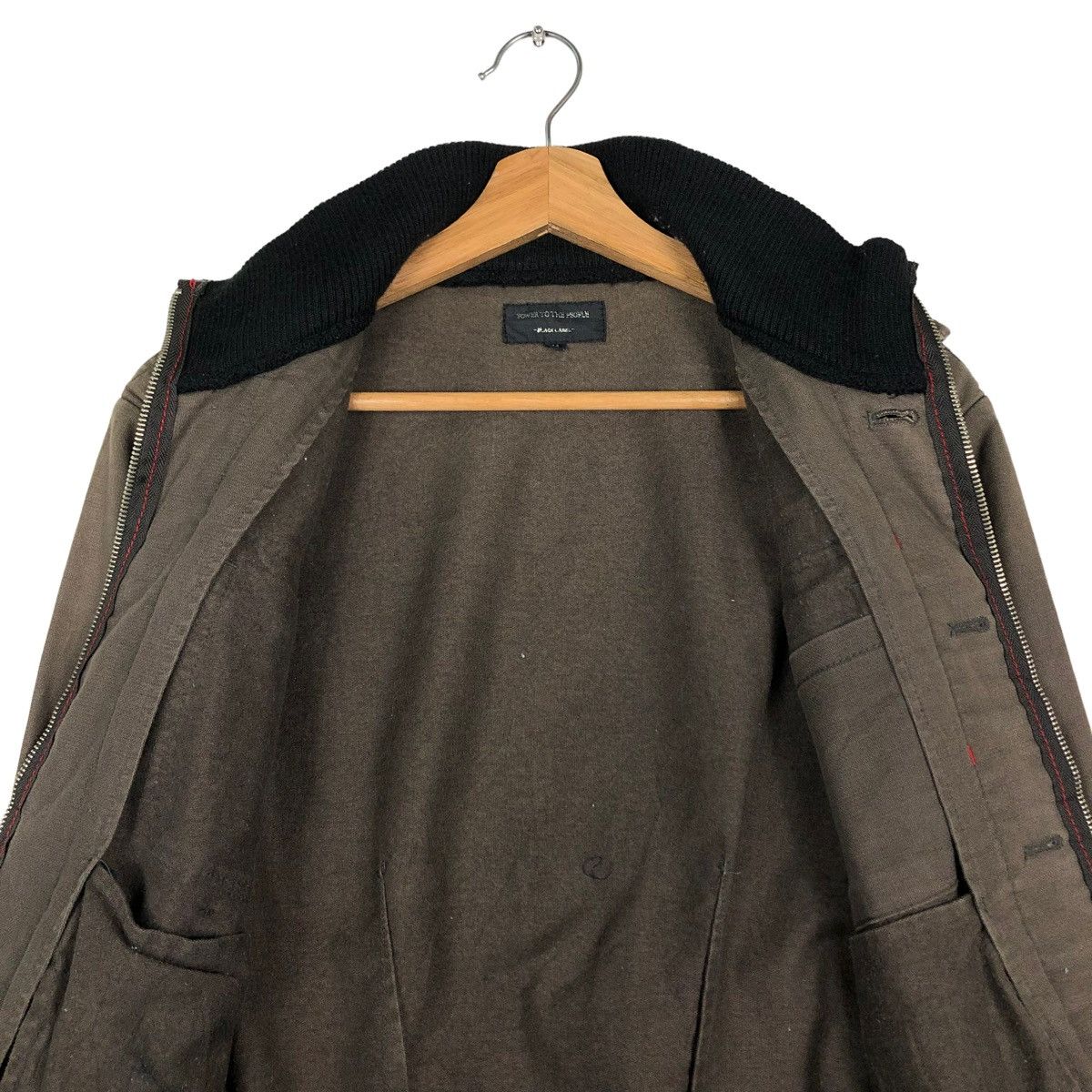 Japanese Brand VINTAGE BIKER WORK JACKET POWER TO THE PEOPLE BLACK LABEL Size US M / EU 48-50 / 2 - 14 Thumbnail