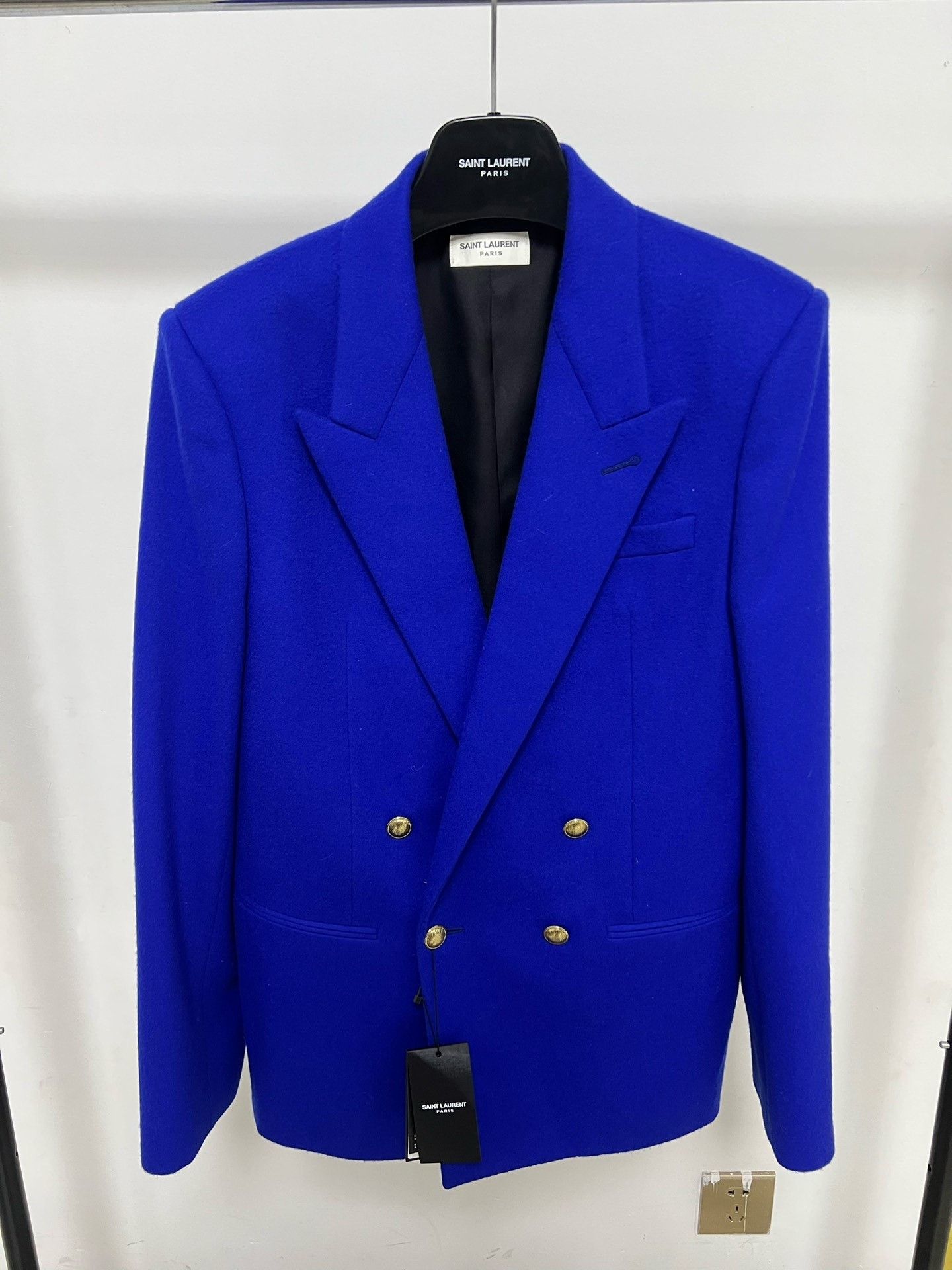 Saint Laurent Paris Saint Laurent 21FW Klein Blue Blazer Size US L / EU 52-54 / 3 - 1 Thumbnail