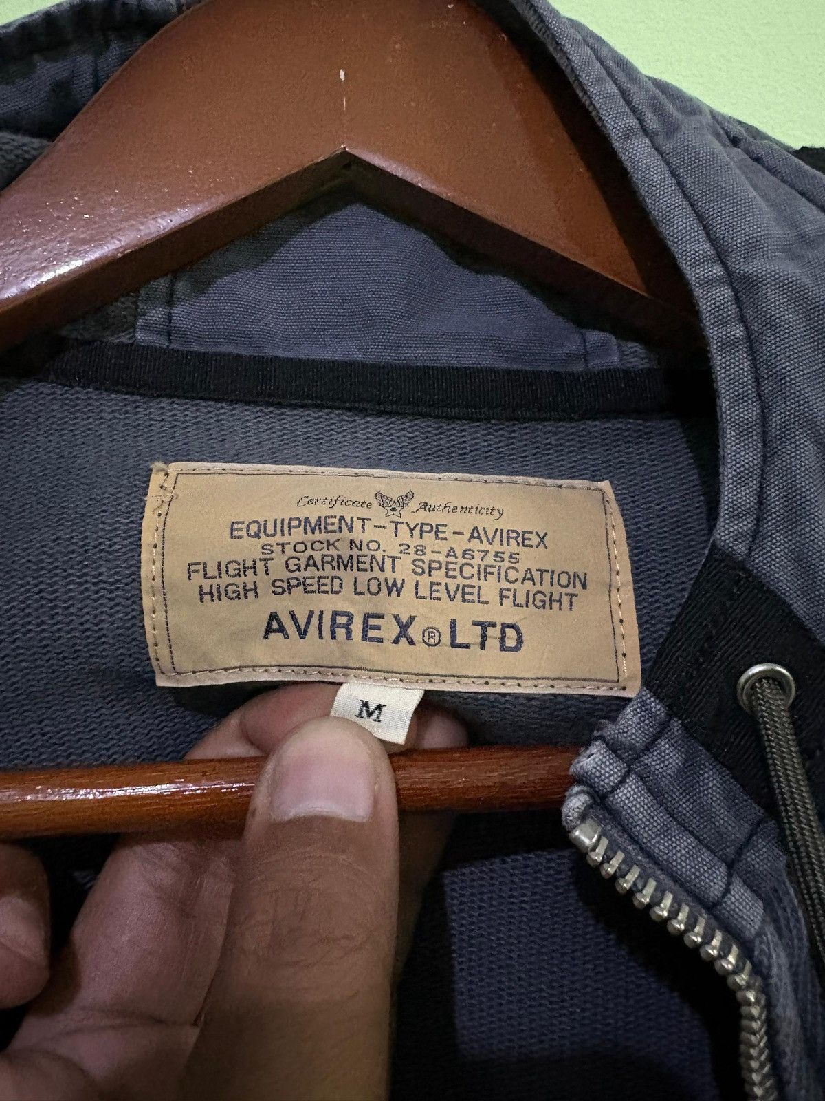 Avirex VTG 90's Avirex High Speed Low Level Flight Jacket Spec 204A Size US M / EU 48-50 / 2 - 13 Thumbnail