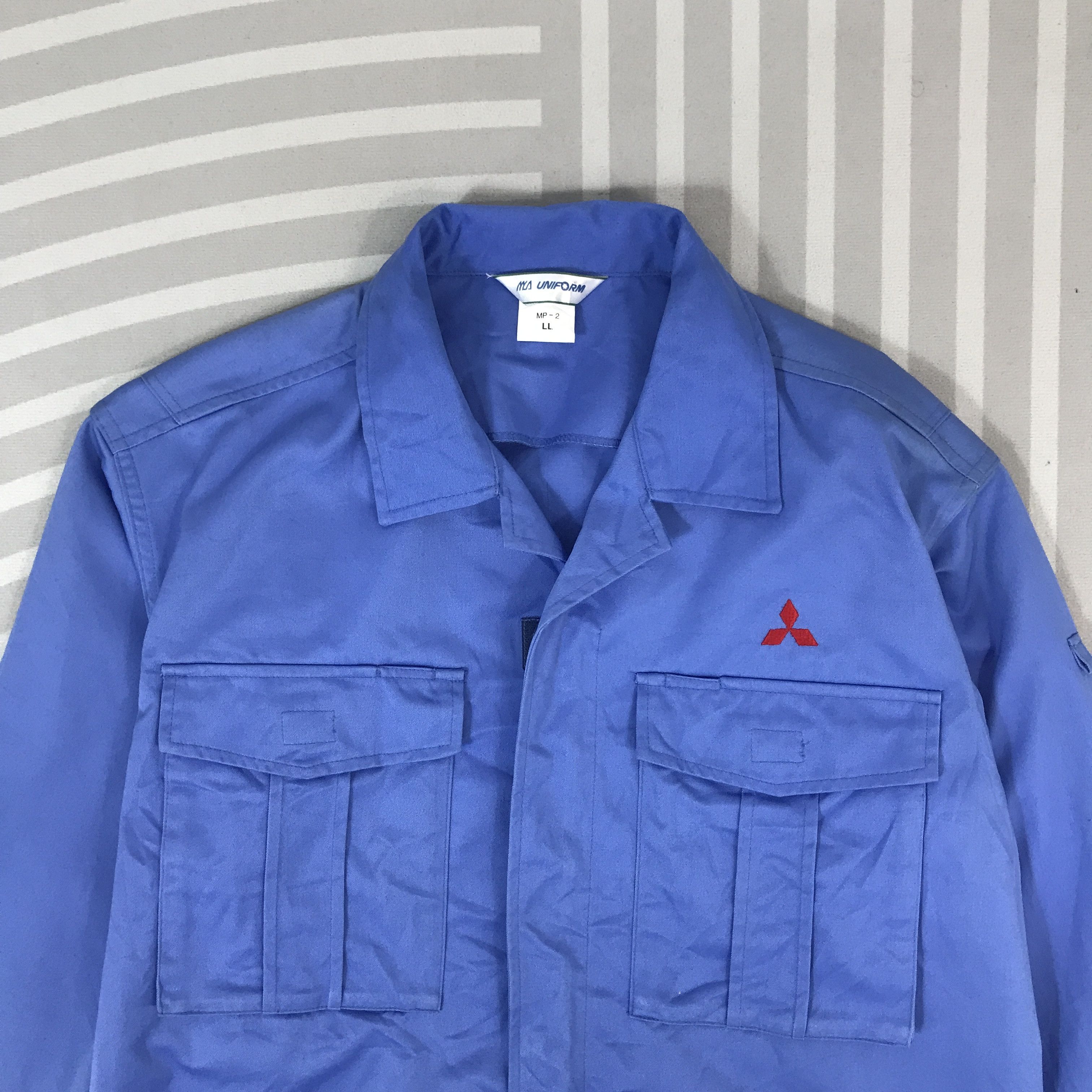 Japanese Brand × Vintage Vintage Mistubishi Racing team work uniform japan Jacket Size US L / EU 52-54 / 3 - 3 Thumbnail
