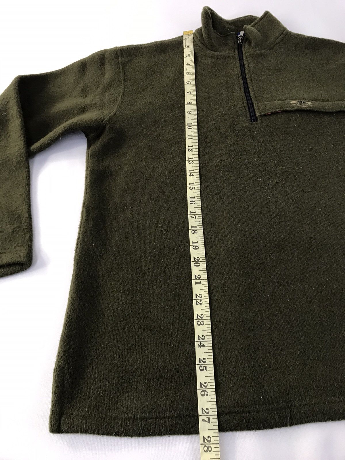 Hiroko Koshino Homme Hiroko Koshino Homme Fleece Sweatshirt Sweater Half Zip Size US L / EU 52-54 / 3 - 10 Thumbnail