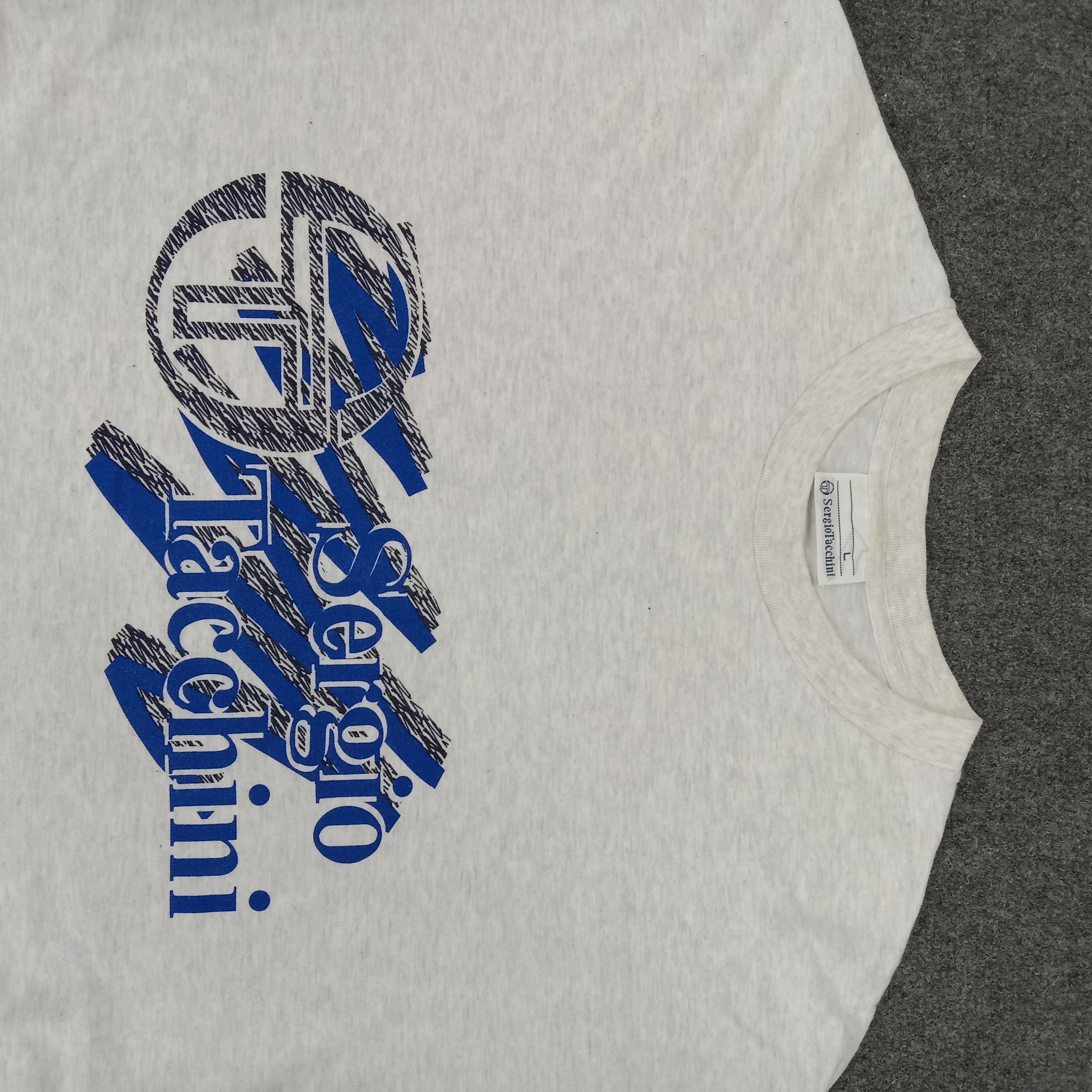 Sergio Tacchini × Vintage Sergio Tacchini Italian Brand Sportswear Tshirt Size US XL / EU 56 / 4 - 2 Thumbnail